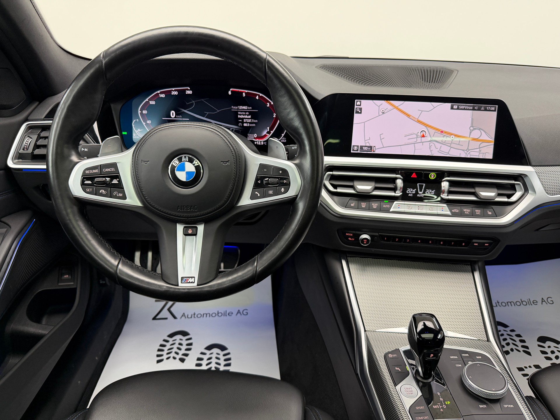 BMW 320d xDrive 48V Touring M Sport mineralwhite Steptronic / RF Kamera / Panoramadach / Live Cockpit / Driving Assistant /-image-12
