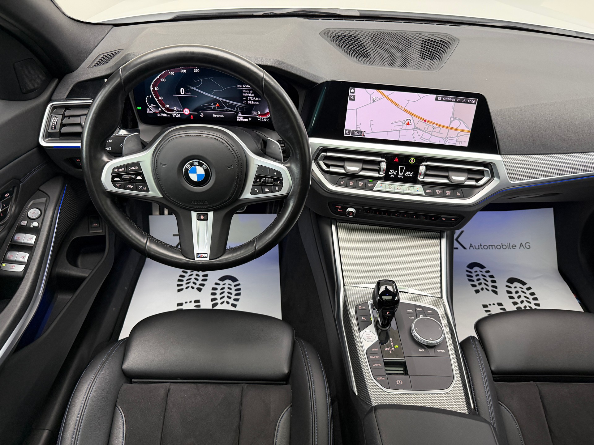 BMW 320d xDrive 48V Touring M Sport mineralwhite Steptronic / RF Kamera / Panoramadach / Live Cockpit / Driving Assistant /-image-11
