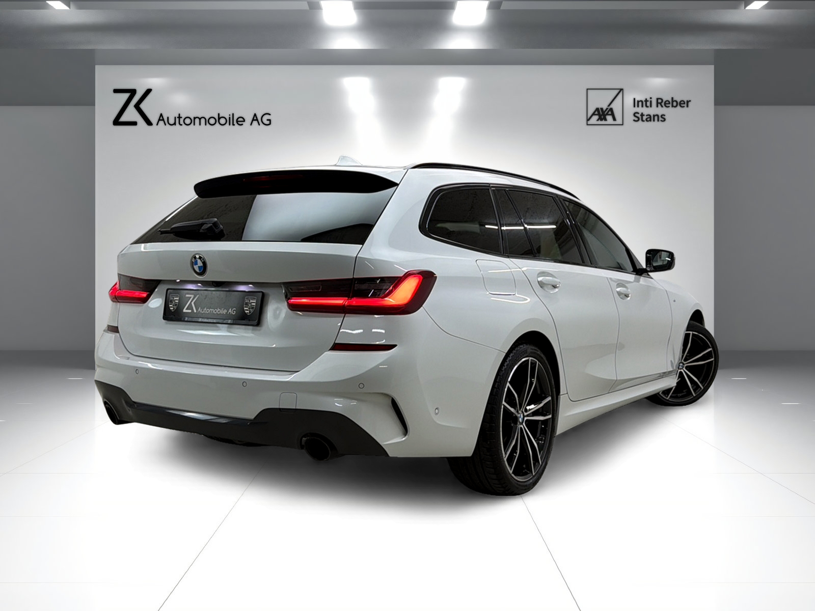 BMW 320d xDrive 48V Touring M Sport mineralwhite Steptronic / RF Kamera / Panoramadach / Live Cockpit / Driving Assistant /-image-1