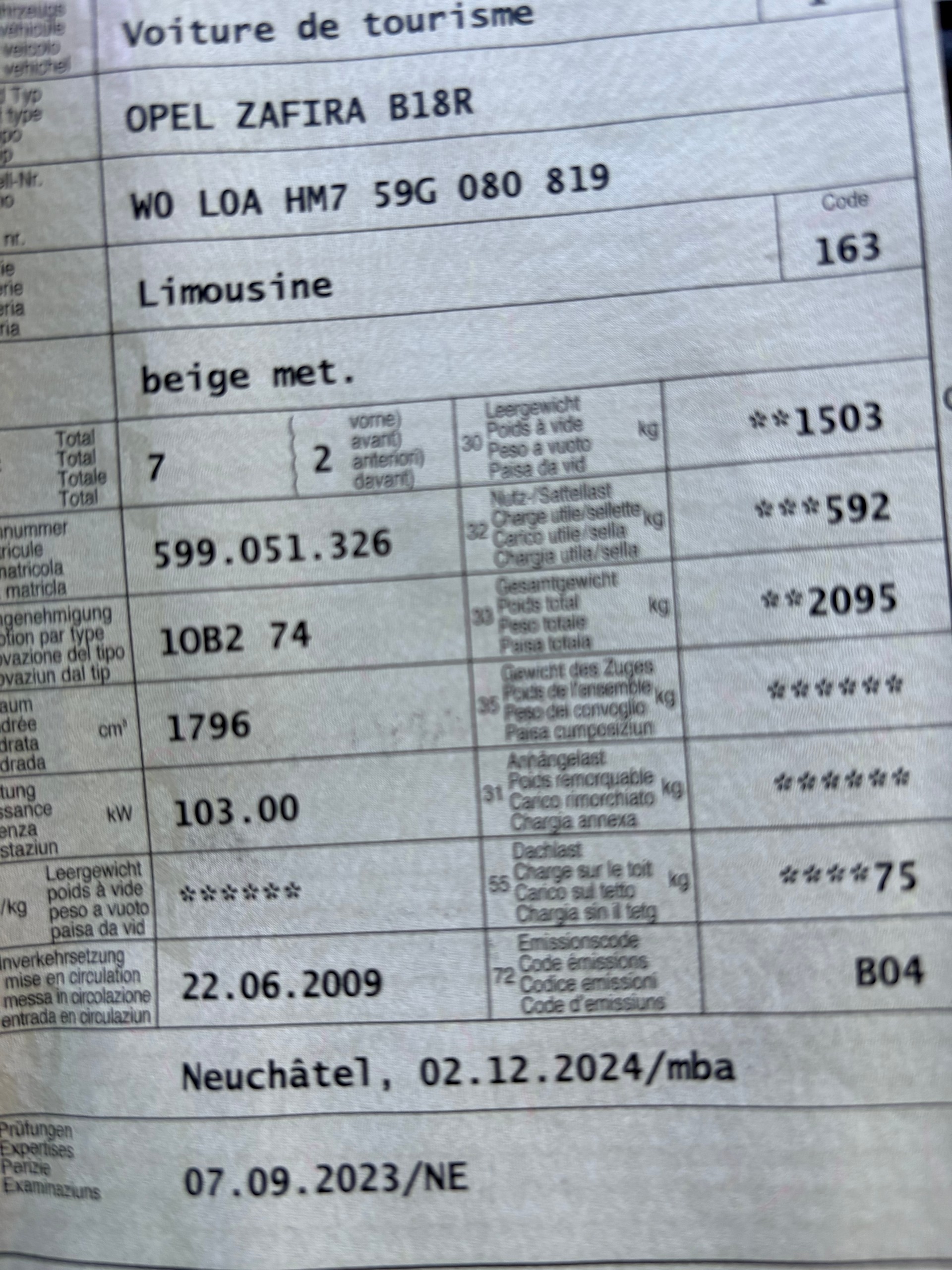 OPEL Zafira 1.8i 16V Edition Easytronic-image-11