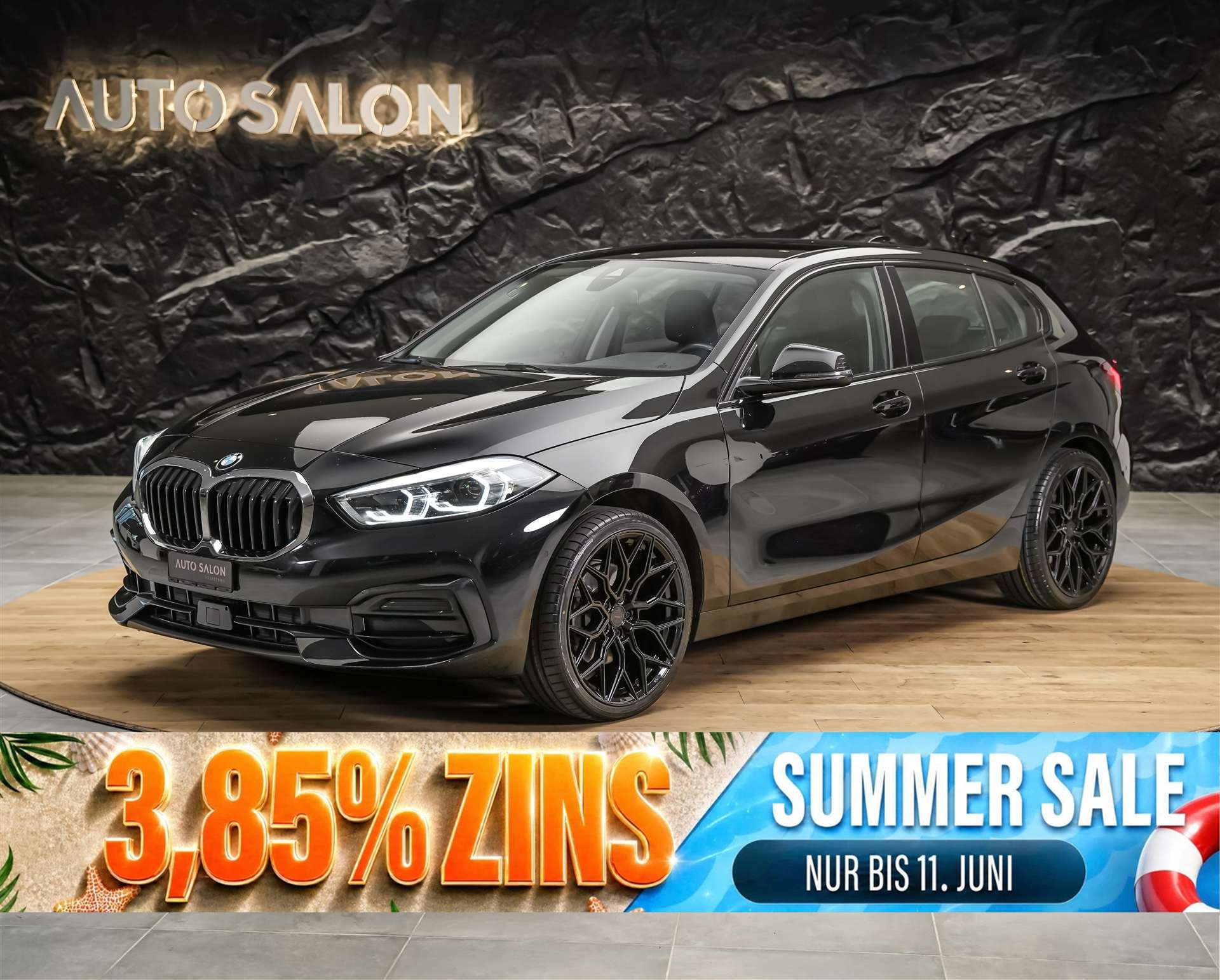 BMW 118i Sport Line Steptronic *CH Auto*19" Felgen*Harman/Kardon*-image-0