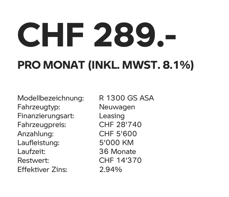 BMW R 1300 GS ASA - mit 2.94%-Leasing ab 289.-/Monat möglich*-image-5