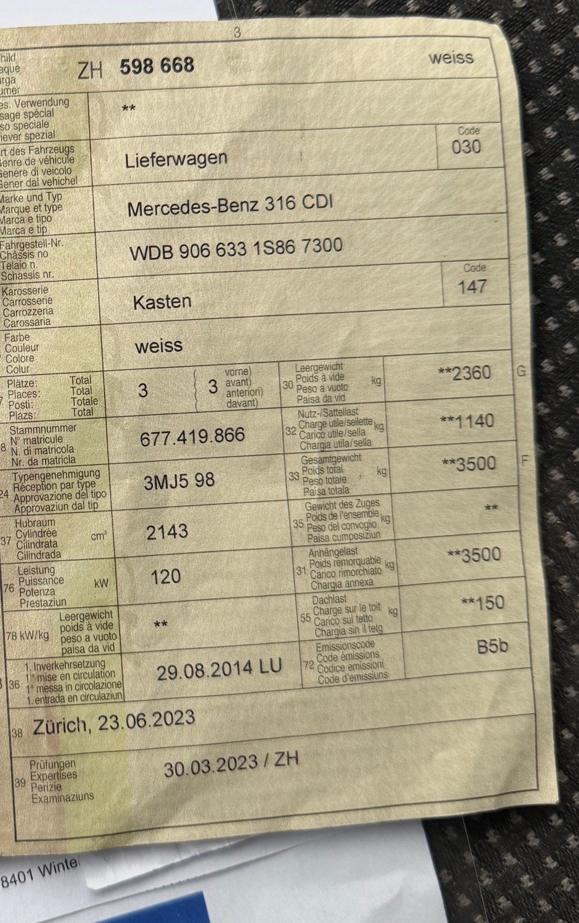 MERCEDES-BENZ Sprinter 316 CDI Standard-image-10