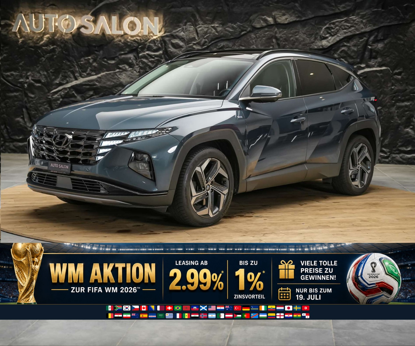 HYUNDAI Tucson 1.6 TGDI Vertex DCT 4WD *CH Auto*Panorama*360° Kamera*Sitzbelüftung*