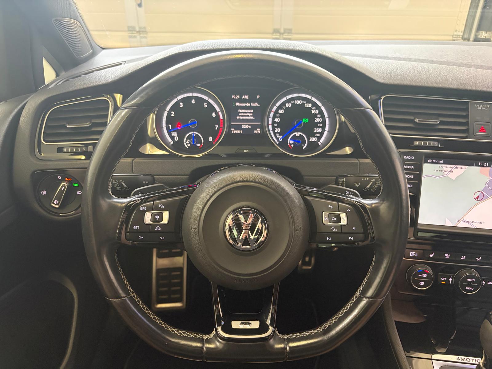 VW Golf 2.0 TSI R 4Motion DSG - Caméra de recul - Pack Cuir Vienna-image-14