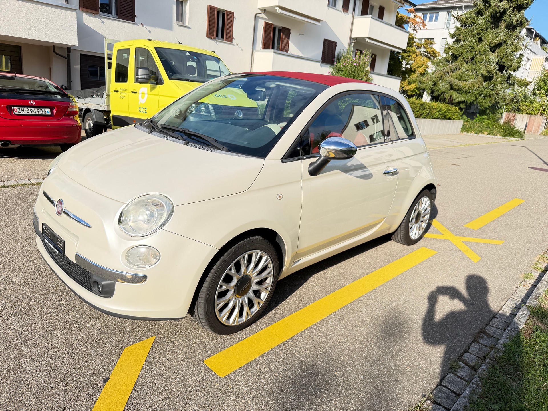 FIAT 500 1.4 16V Sport CABRIOLET/ FRISCH AB MFK. 25. 08. 2026 & SERVICE.** ZAHNRIMEN ERSETZT **-image-1