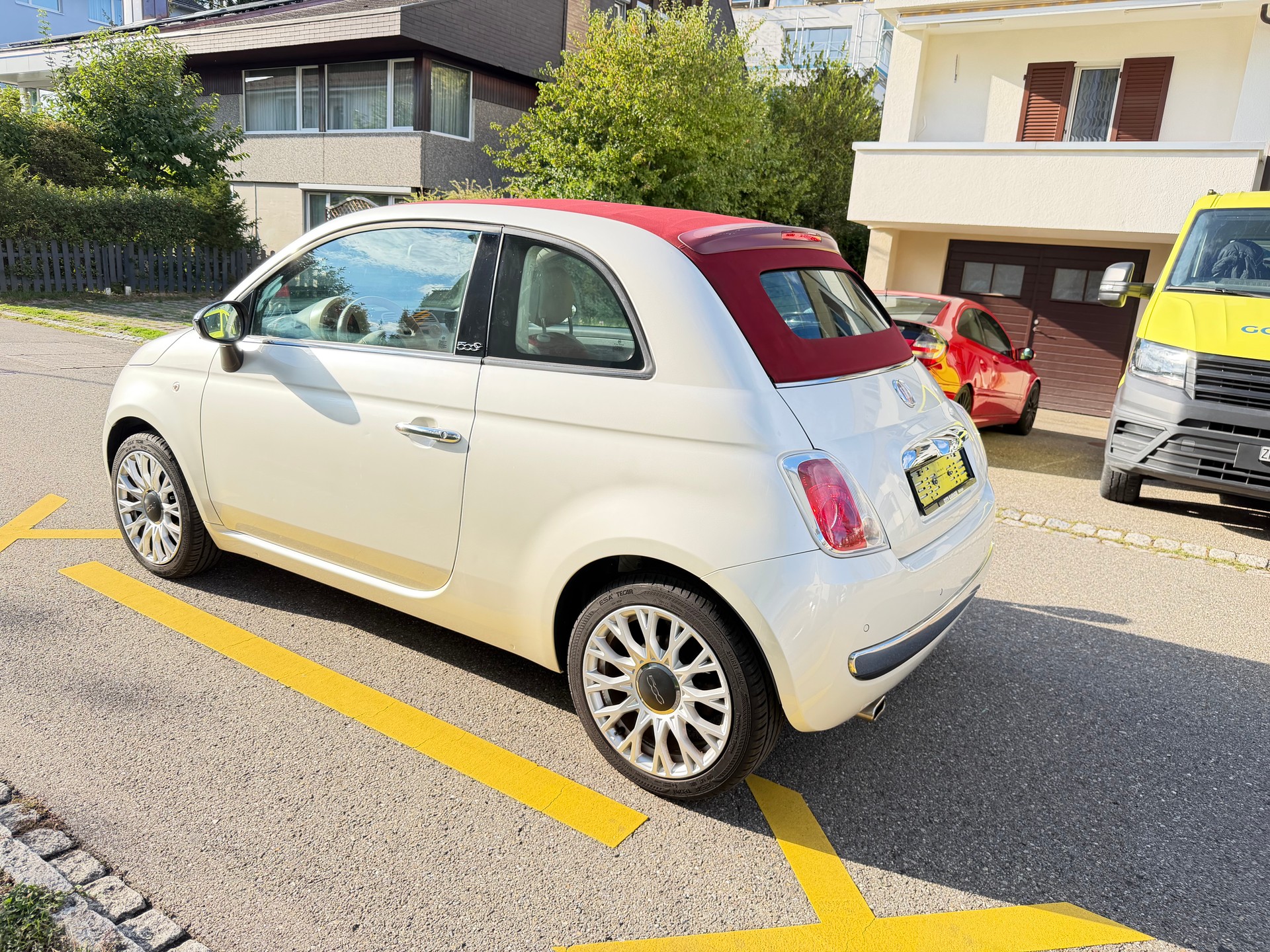 FIAT 500 1.4 16V Sport CABRIOLET/ FRISCH AB MFK. 25. 08. 2026 & SERVICE.** ZAHNRIMEN ERSETZT **-image-3
