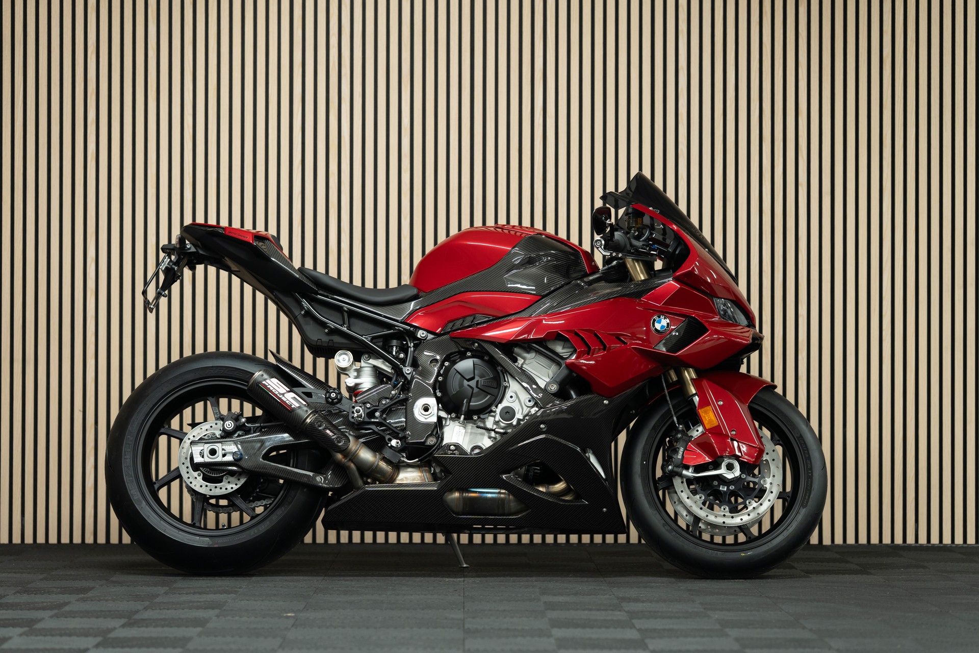 BMW S 1000 RR Individual mit Sportschalldämpfer, Blinker- und Spiegelumbau u. v. m.