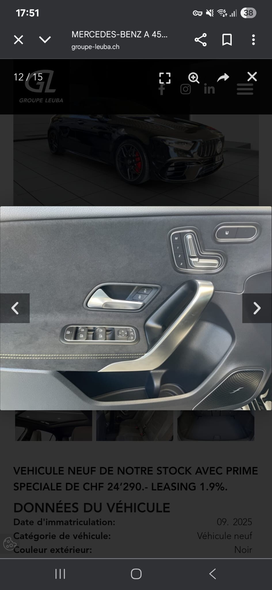 MERCEDES-BENZ A 200 Facelift AMG Line Premium Plus Leasing possible-image-2