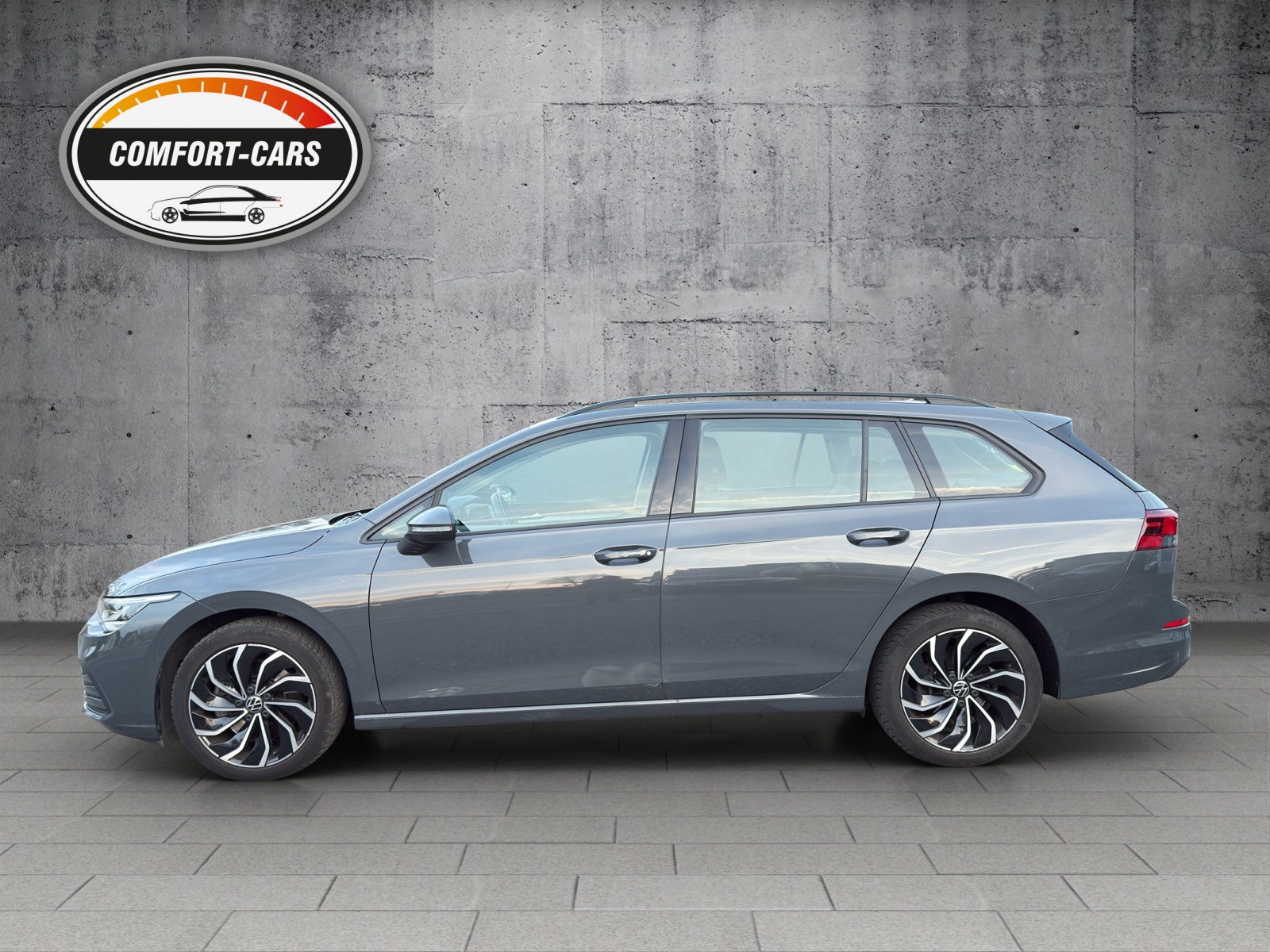 VW Golf Variant 2.0 TDI Life DSG Dephin Grau-image-2