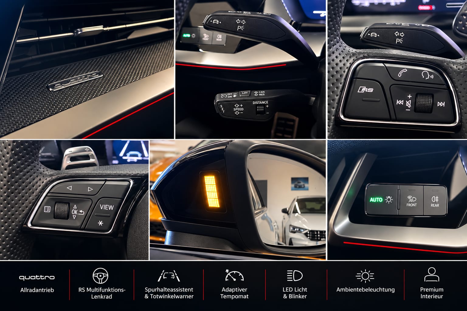 AUDI RS3 Sportback 2.5 TSI Quattro S-tronic 400PS °Spezielle Farbkombination °RS Performance Abgasanlage °Panorama-Glasdach-image-17