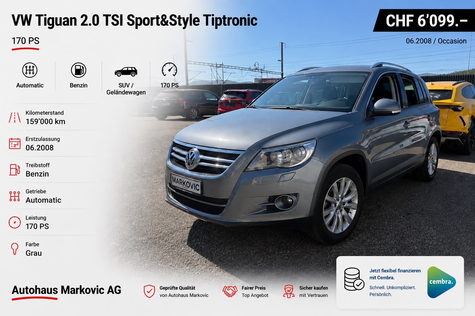 VW Tiguan 2.0 TSI Sport&Style Tiptronic