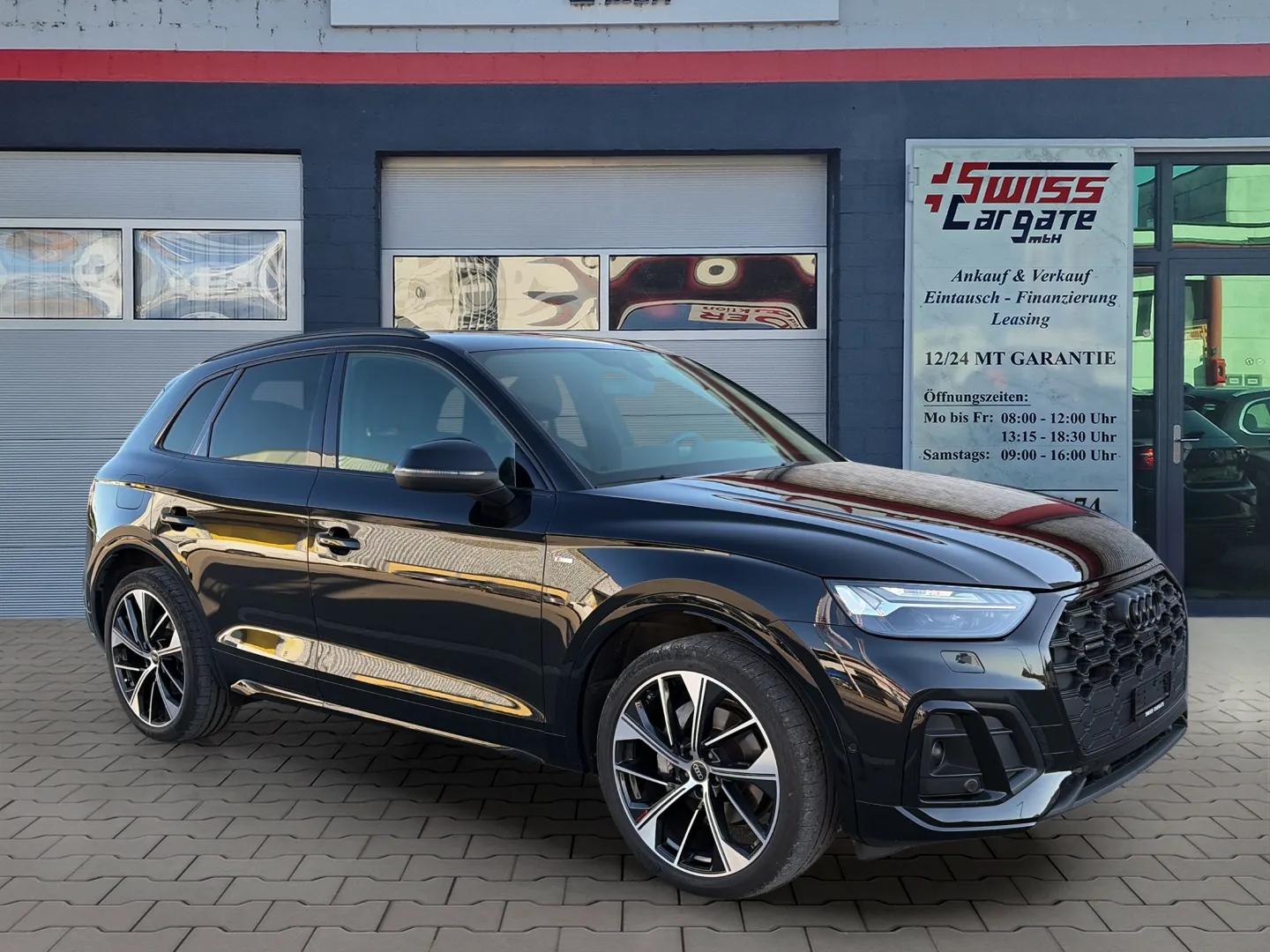 AUDI Q5 40 TDI Black Edition quattro S-tronic S line mit Werksgarantie & AHK + B&O Soundsystem-image-1