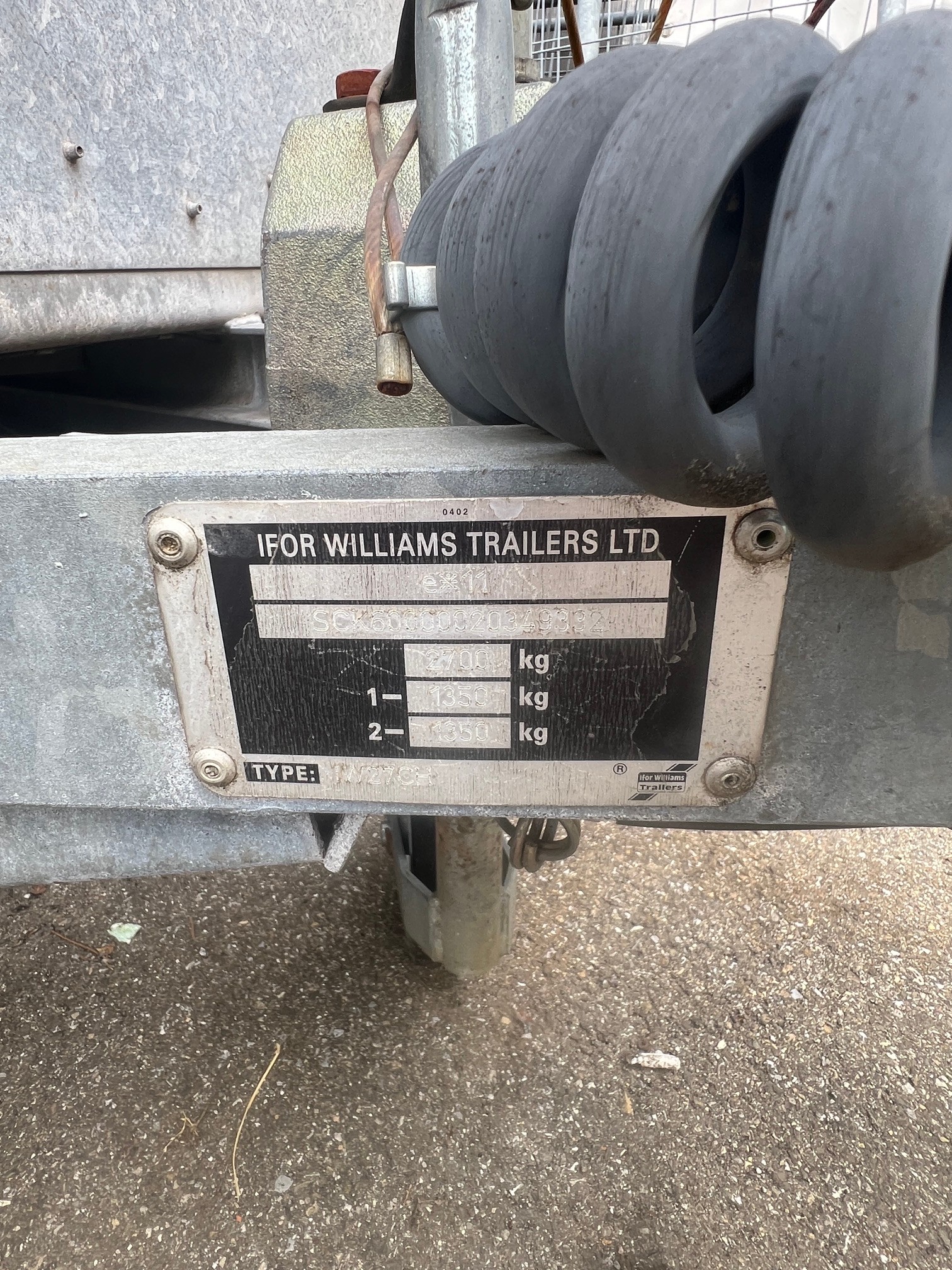 IFOR Ifor-Williams IW27CH Brückenanhänger mit hohem Gitteraufbau-image-2
