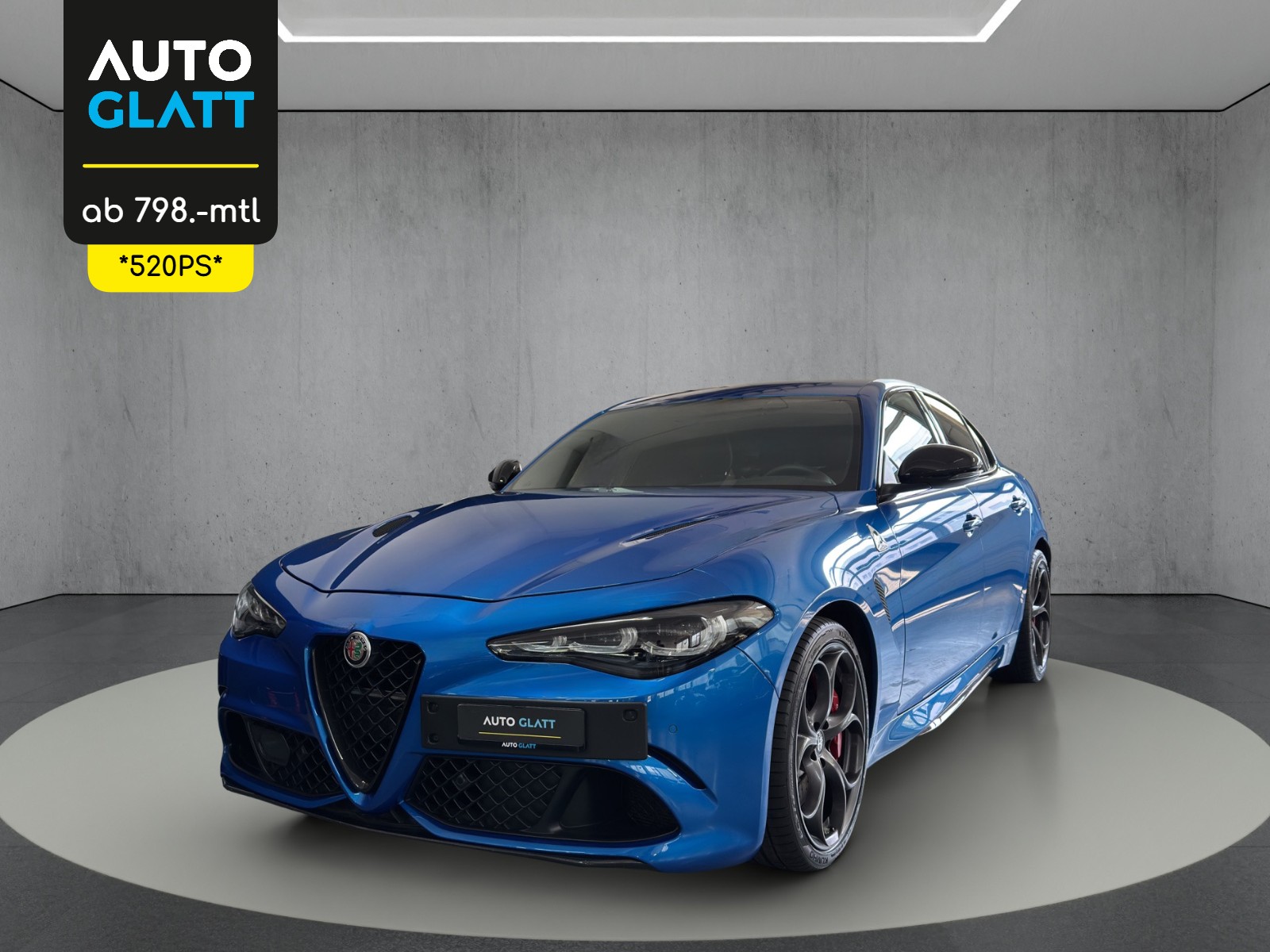 ALFA ROMEO Giulia 2.9 V6 Quadrifoglio "Akrapovic-Pack ADAS Plus"-image-0