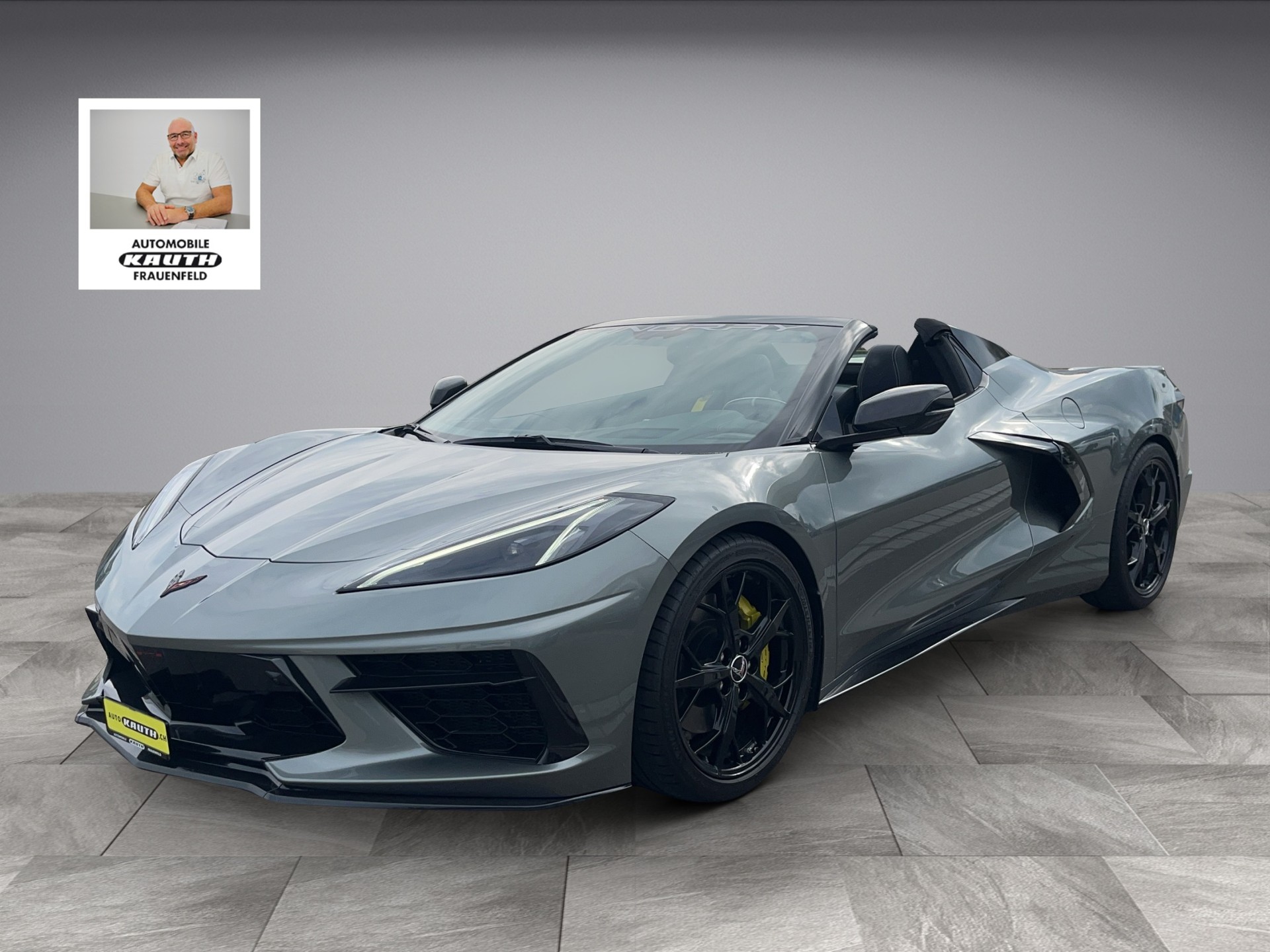 CHEVROLET Corvette Cabriolet Stingray 3LT *Carbon Flash, NAP Sportauspuffanlage, Distanzscheiben*-image-0