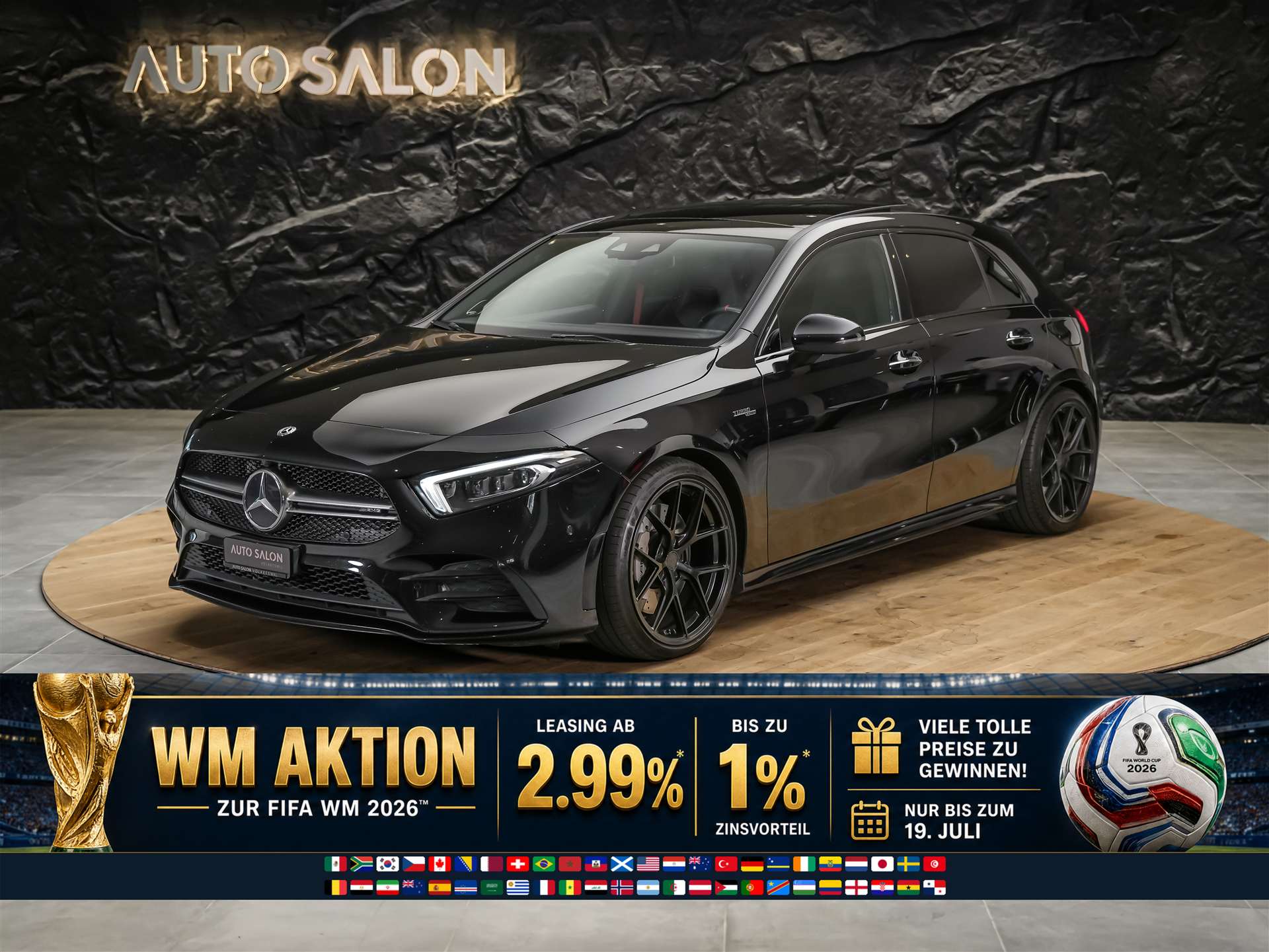 MERCEDES-BENZ A 35 AMG 4Matic Speedshift *CH Auto*Panorama*Burmester*El. Sitze mit Memory*-image-0