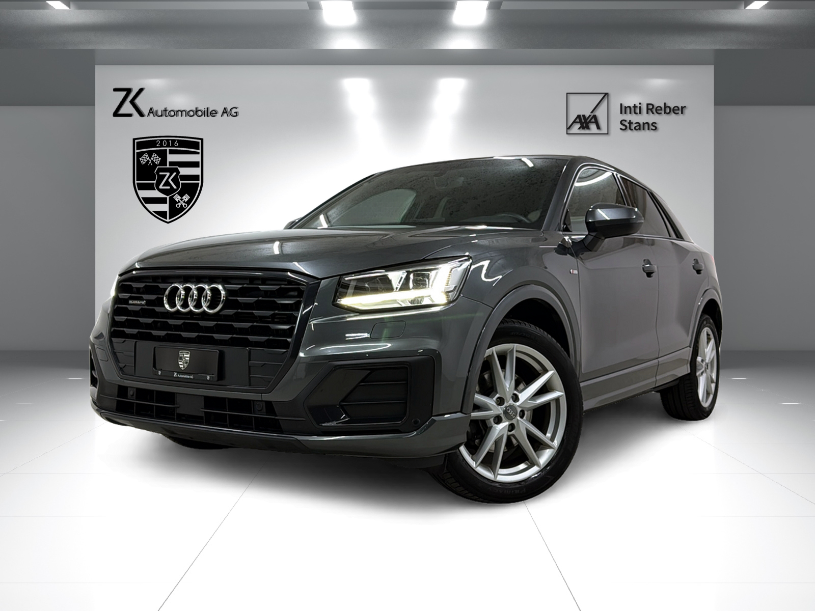 AUDI Q2 2.0 TFSI sport S-Line 190PS Daytonagrau quattro S-tronic ★ RF-Kamera ★ Komfortschlüssel ★ Virtual Cockpit ★ Navi Plus ★