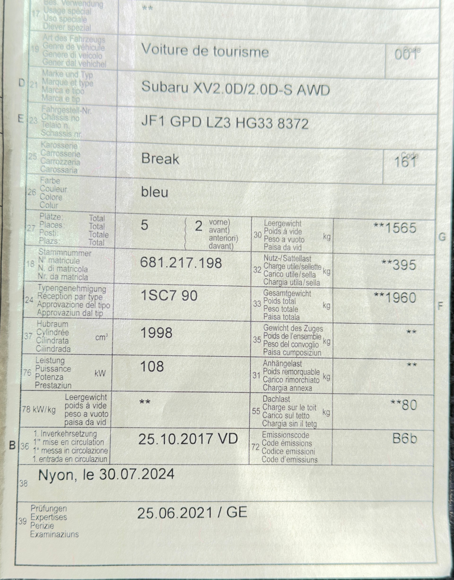 SUBARU XV 2.0D Swiss Two AWD-image-13