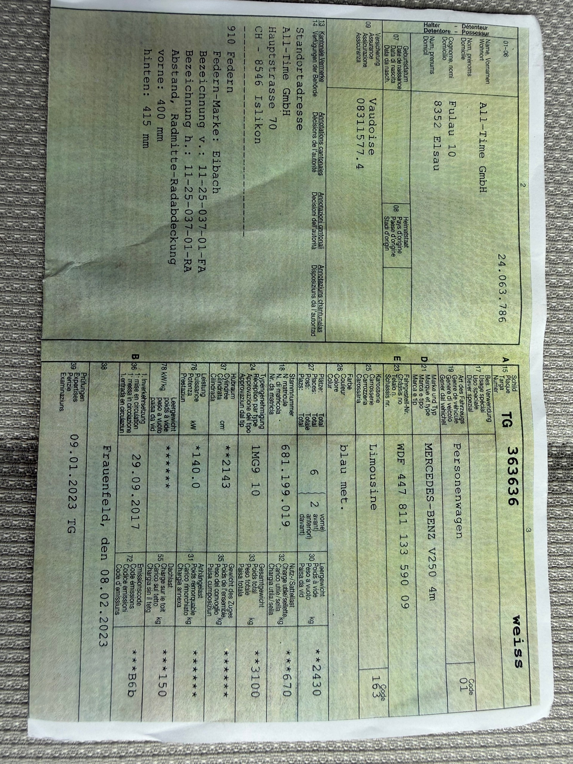 MERCEDES-BENZ V 250 d Avantgarde kompakt 4Matic 7G-Tronic-image-14