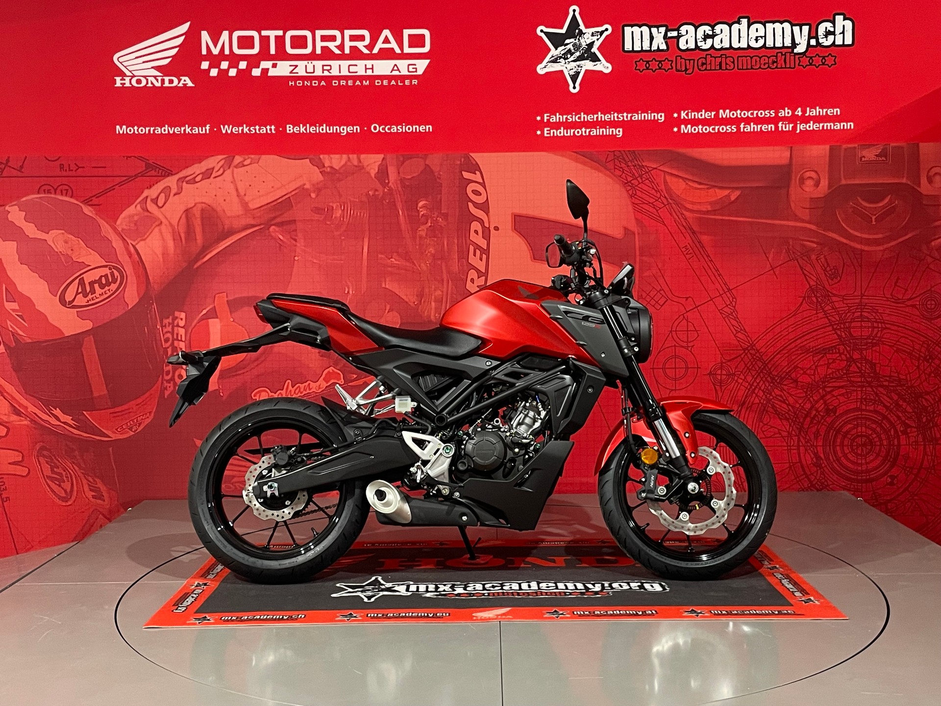 HONDA CB 125 R *Neufahrzeug**Matte Pearl Diaspro Red**