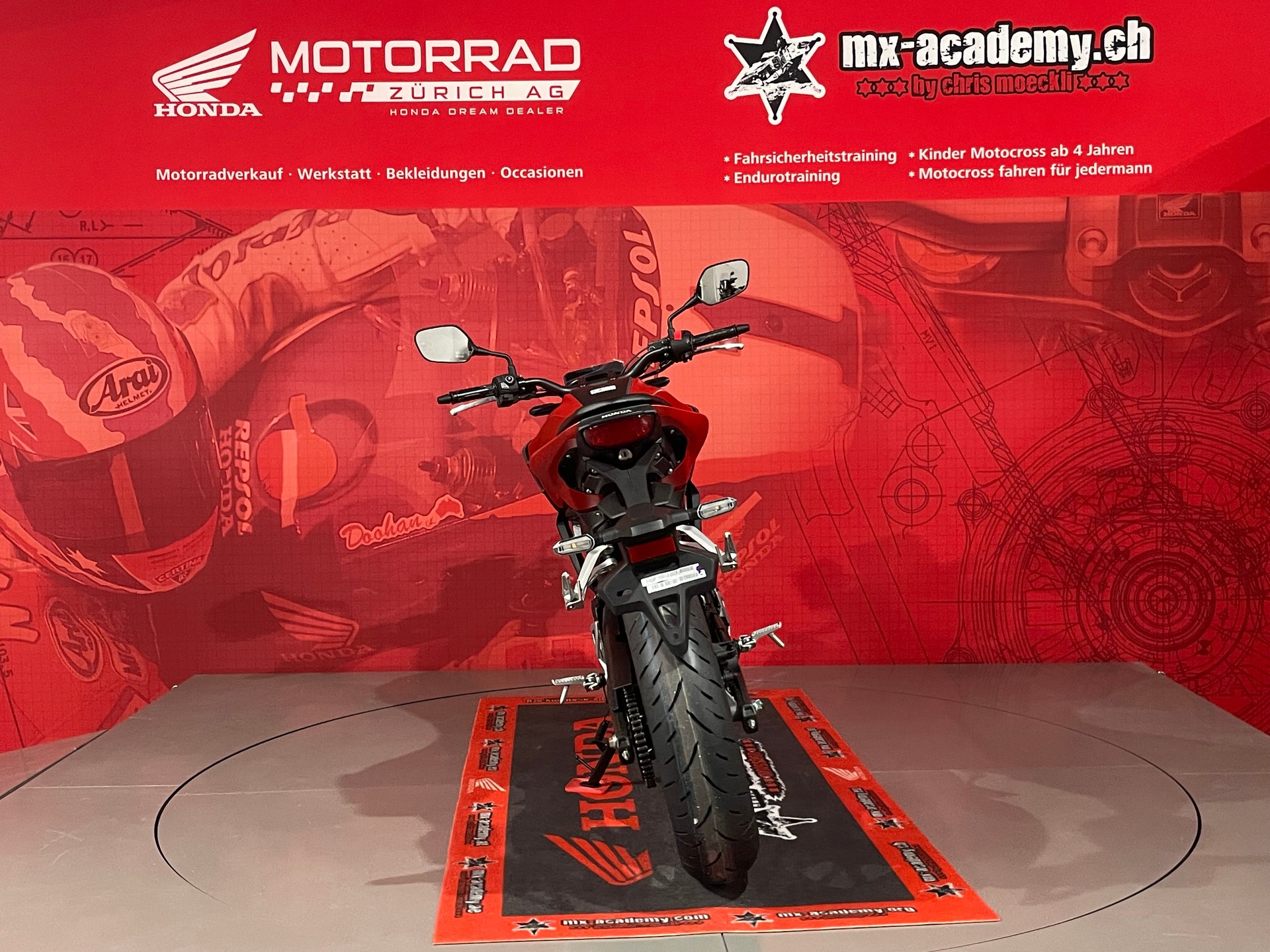 HONDA CB 125 R *Neufahrzeug**Matte Pearl Diaspro Red**-image-4