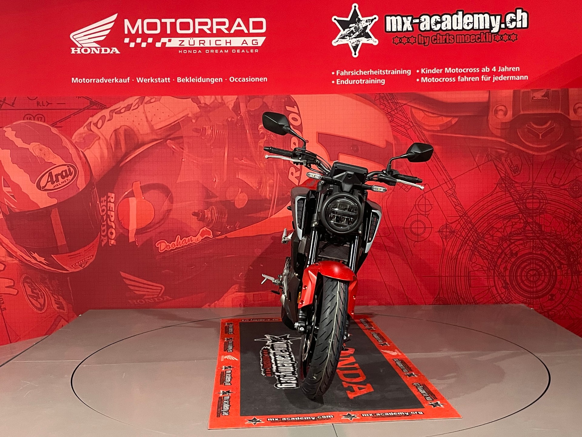 HONDA CB 125 R *Neufahrzeug**Matte Pearl Diaspro Red**-image-5