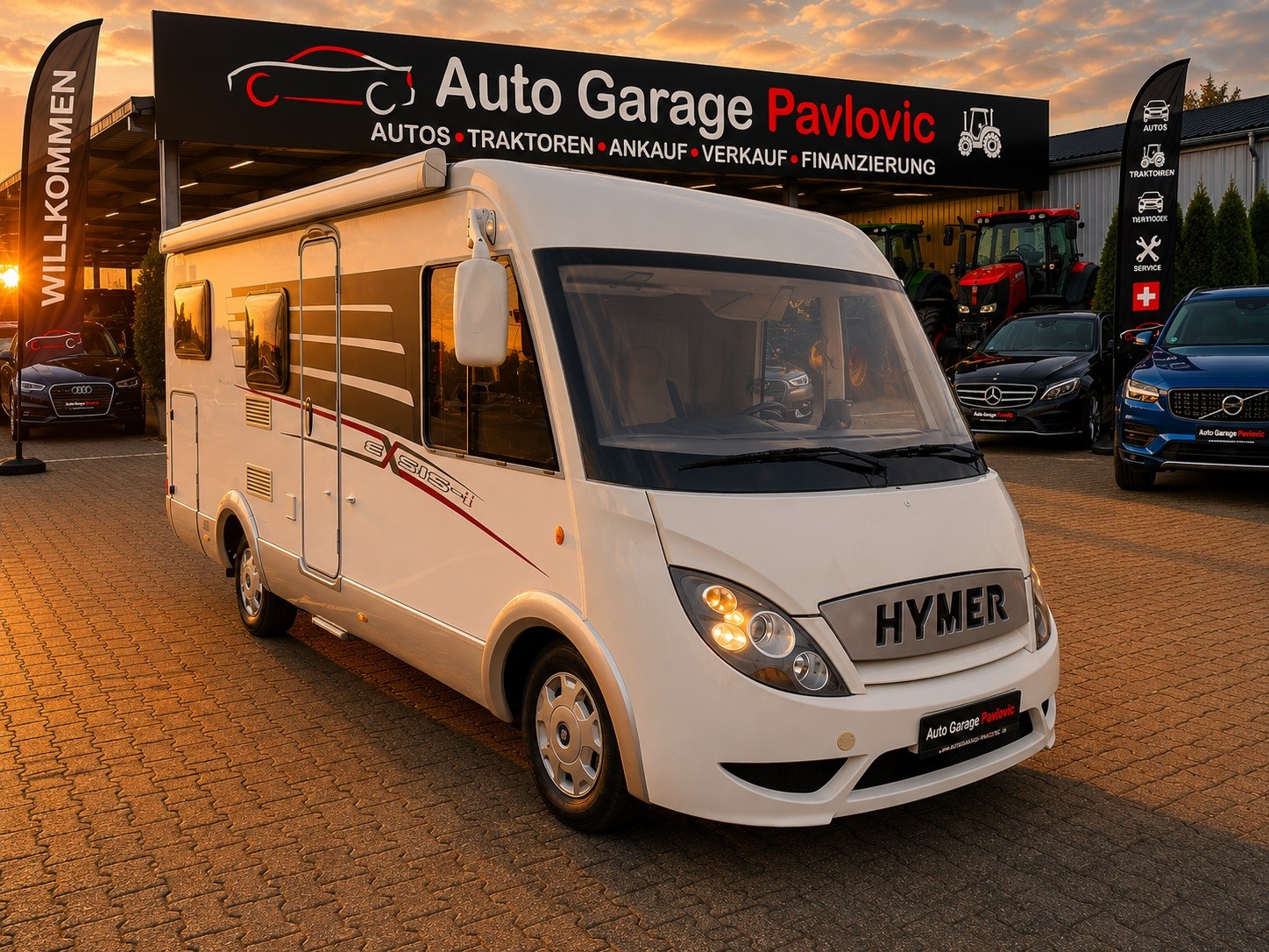 HYMER EX 562 Whiteline 4xBETT+MARKISE+DUSCHE+WC