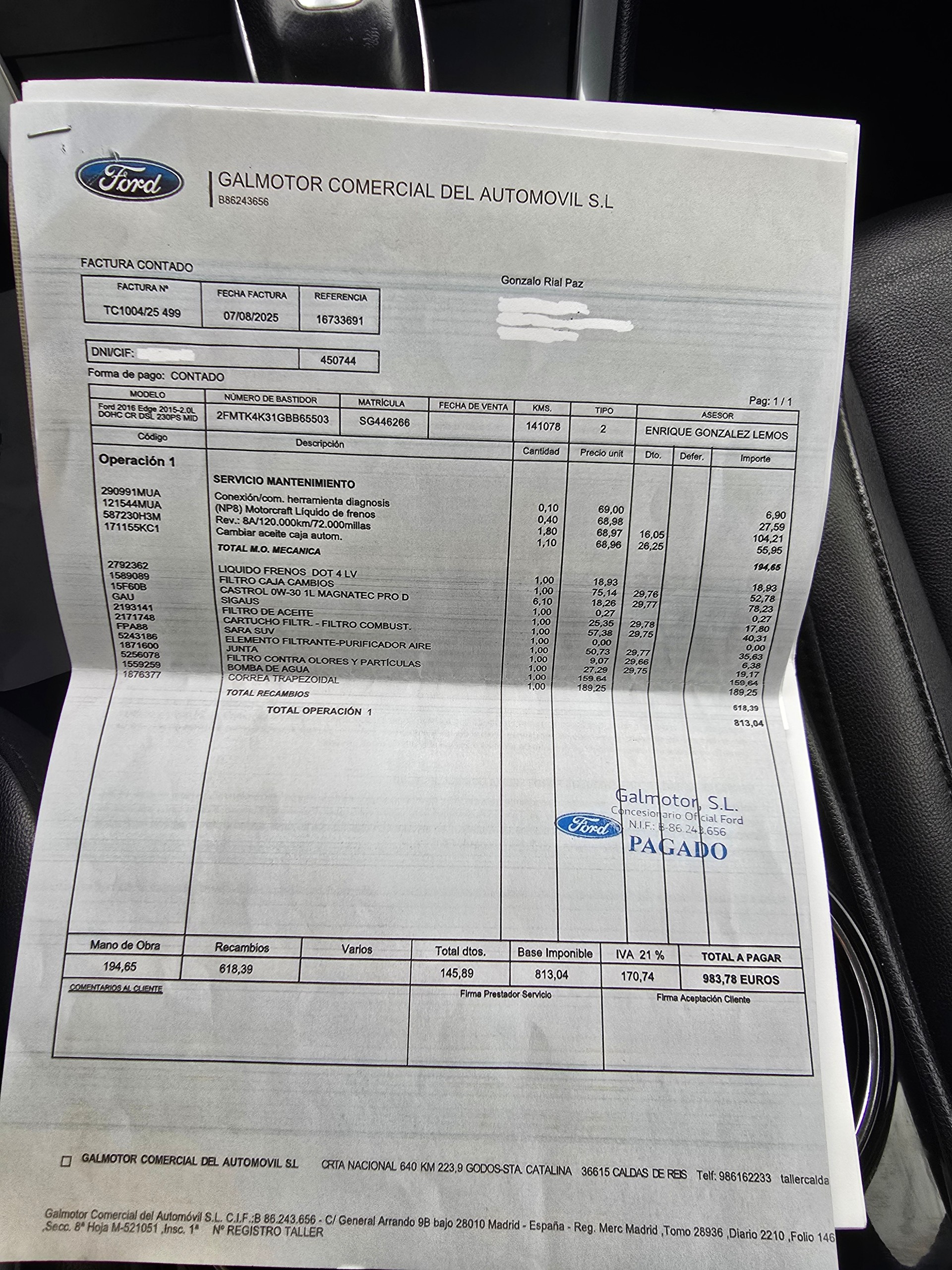 FORD Edge 2.0 TDCi Titanium 4WD PowerShift-image-22