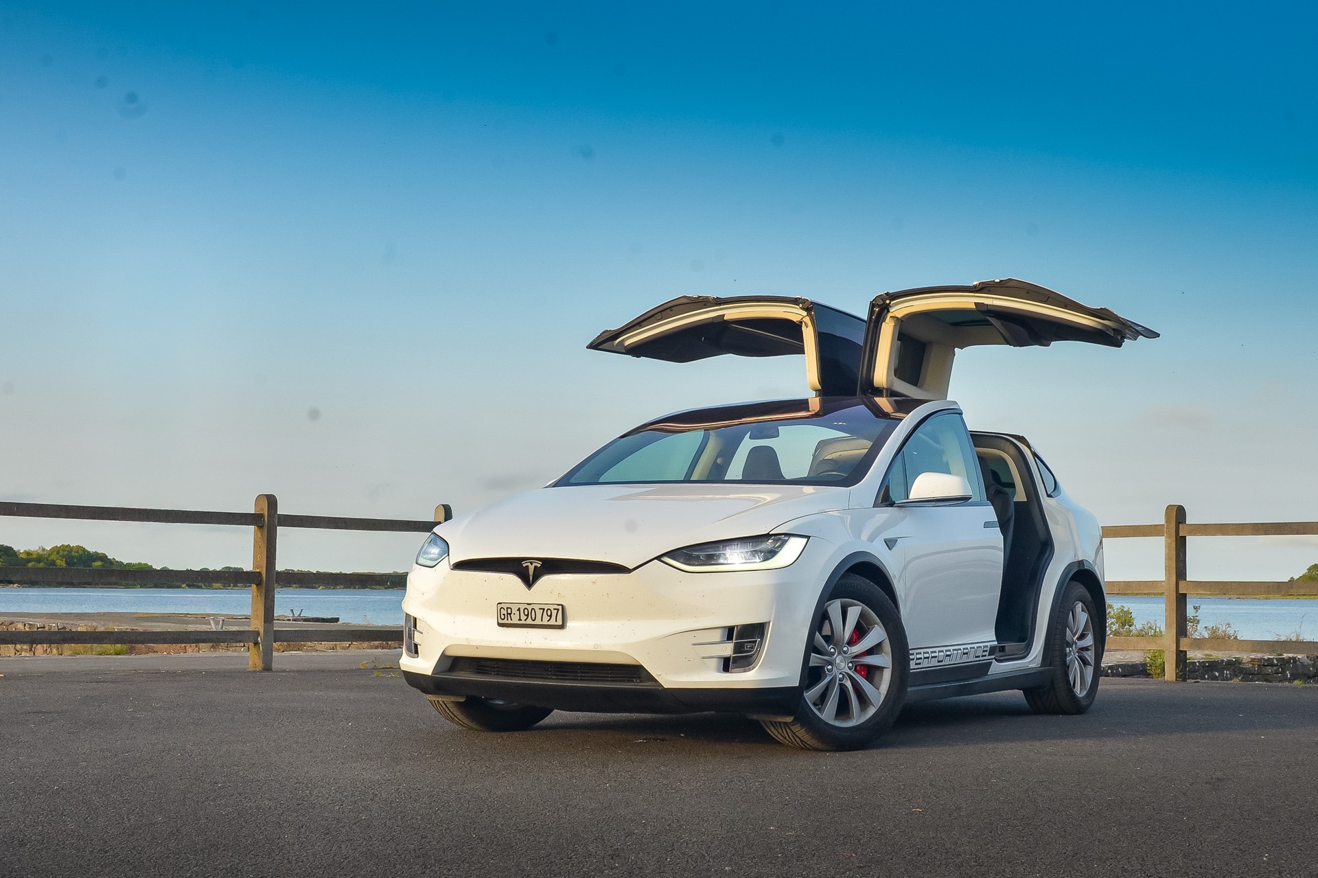TESLA Model X P90D mit 7 Sitzen frisch ab MFK-image-0