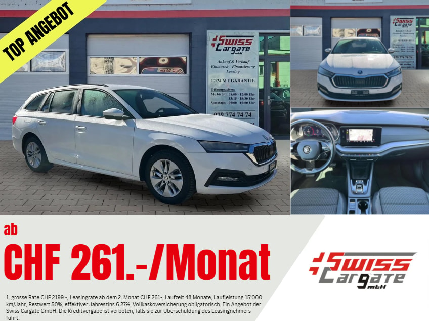 SKODA Octavia Combi 2.0 TDI Ambition 4x4 DSG 150PS mit AHK