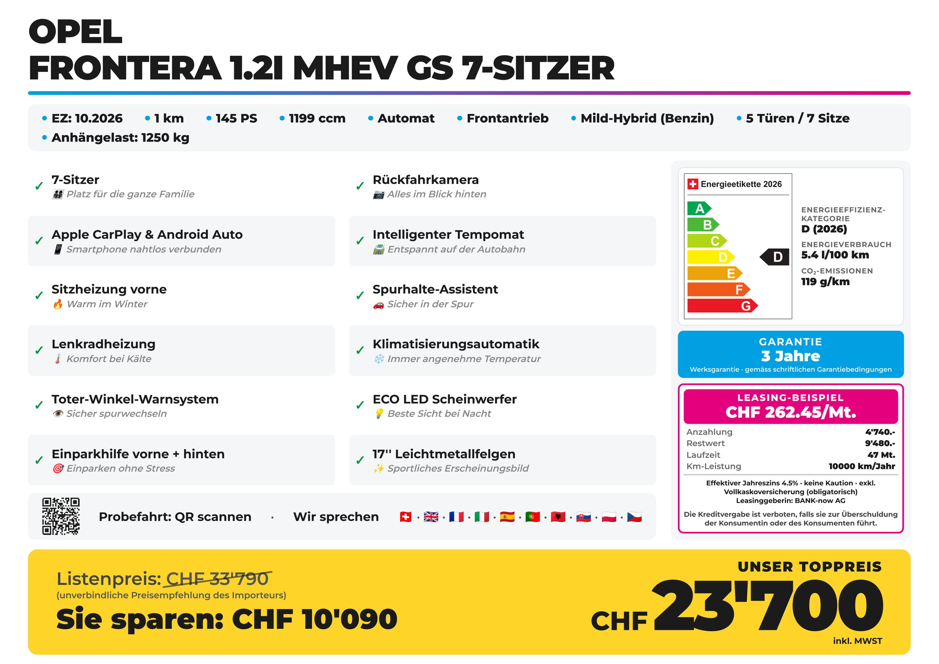 OPEL Frontera 1.2i MHEV GS 7-Sitzer-showroom-element-1