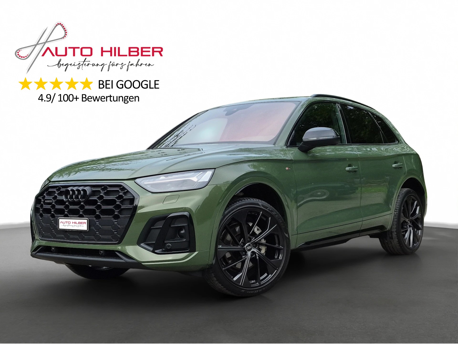 AUDI Q5 40 TFSI S line quattro S-tronic *AHK* *Distriktgrün Metallic mit 21" RS Felgen"