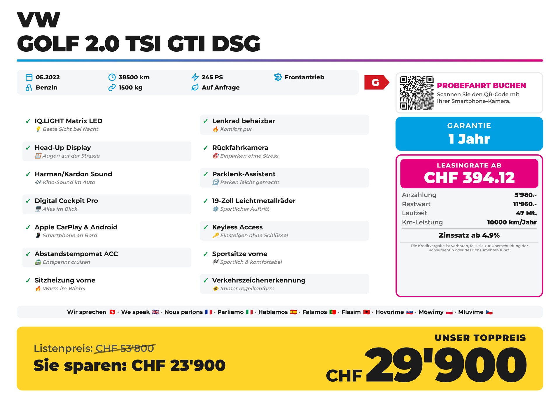 VW Golf 2.0 TSI GTI DSG-image-1