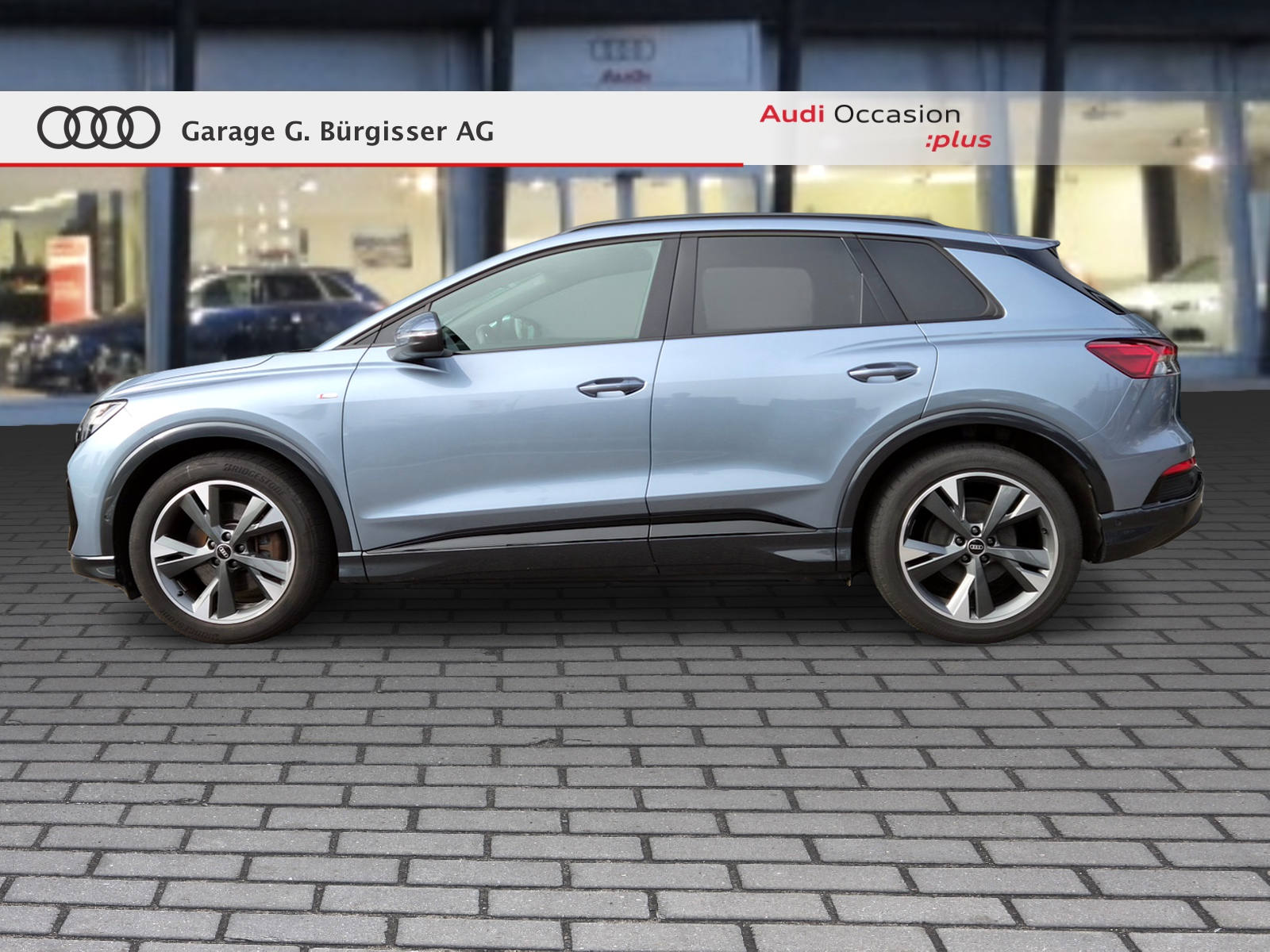 AUDI Q4 e-tron 45 quattro Geysirblau Metallic-image-2