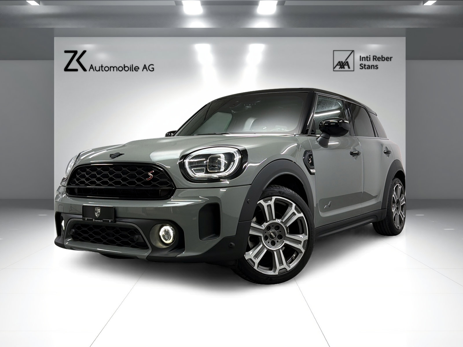MINI Countryman Cooper S MOONWALK GREY Trafalgar ALL4 Steptronic / RF-Kamera / Head-Up-Display / Panoramadach / Komfortzugang /-image-0