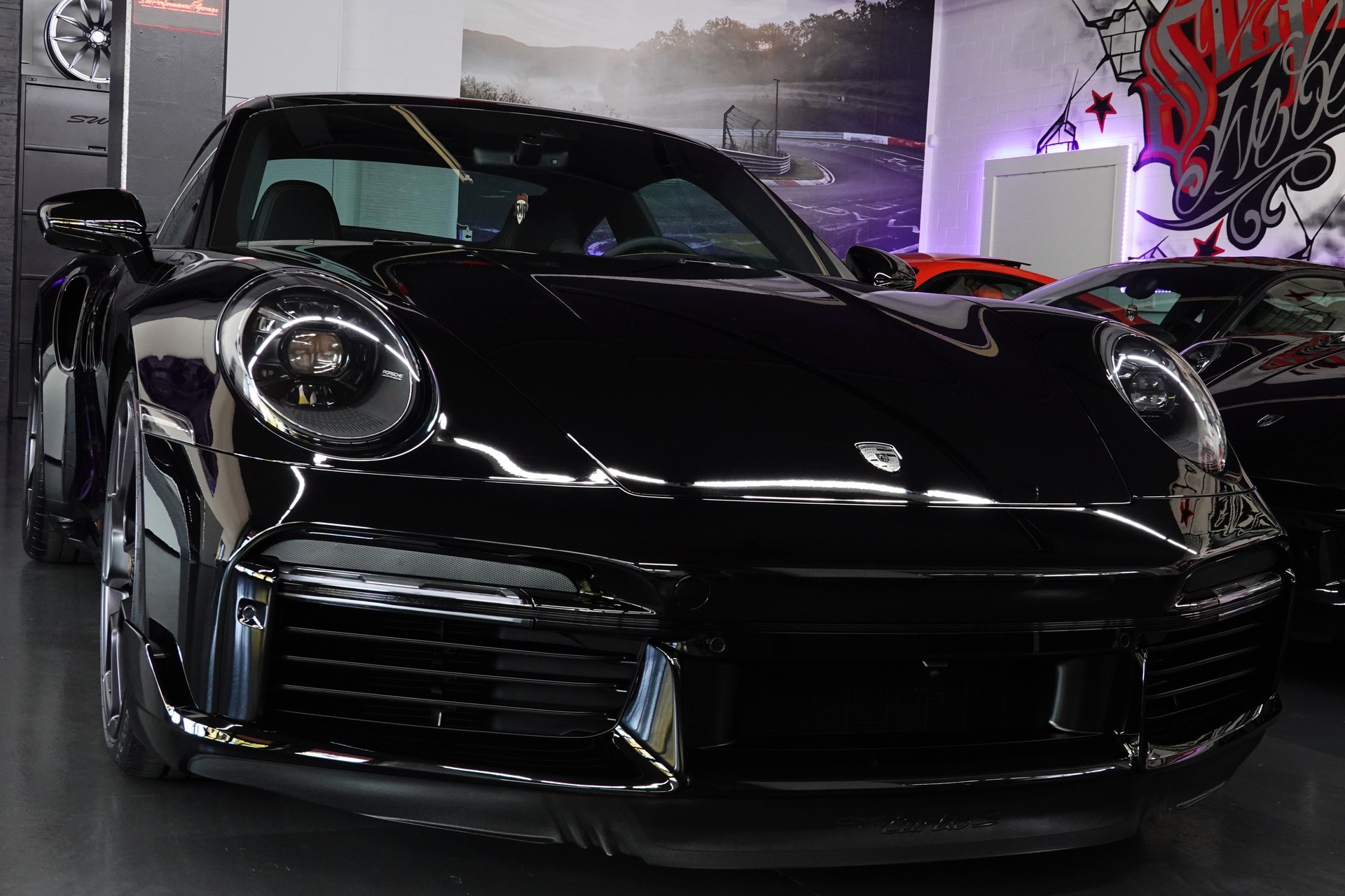 PORSCHE 911 TURBO S PDK BLACK 992.1 APPROVED // LIFT // AERO KIT. // TRAUM FZ // VOLLENDET-image-17