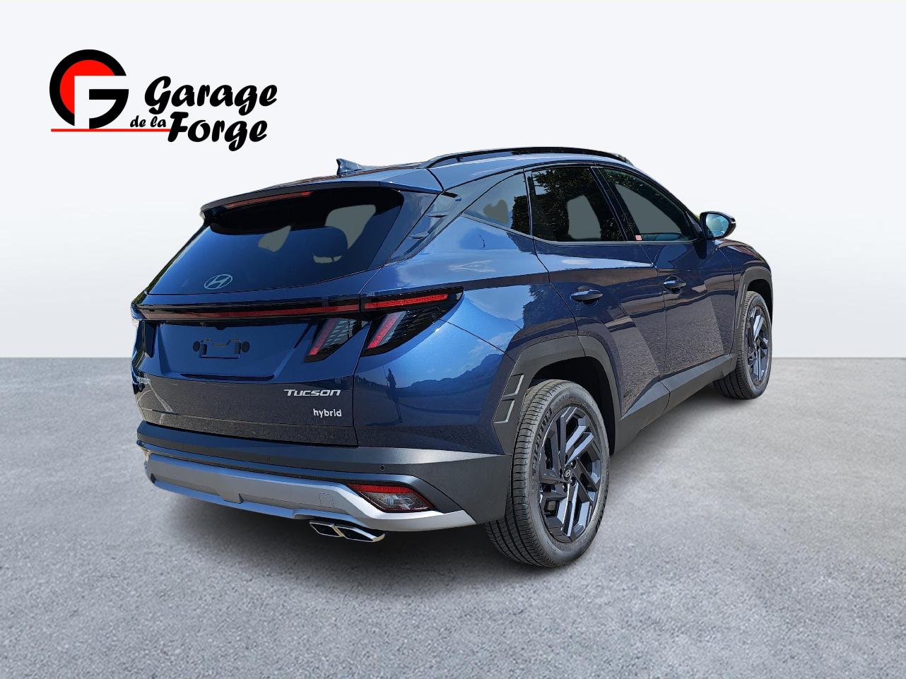 HYUNDAI Tucson 1.6 T-GDi HEV Origo Blackline 4WD Sailing Blue-image-4