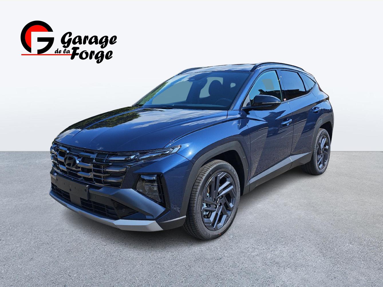 HYUNDAI Tucson 1.6 T-GDi HEV Origo Blackline 4WD Sailing Blue-image-0
