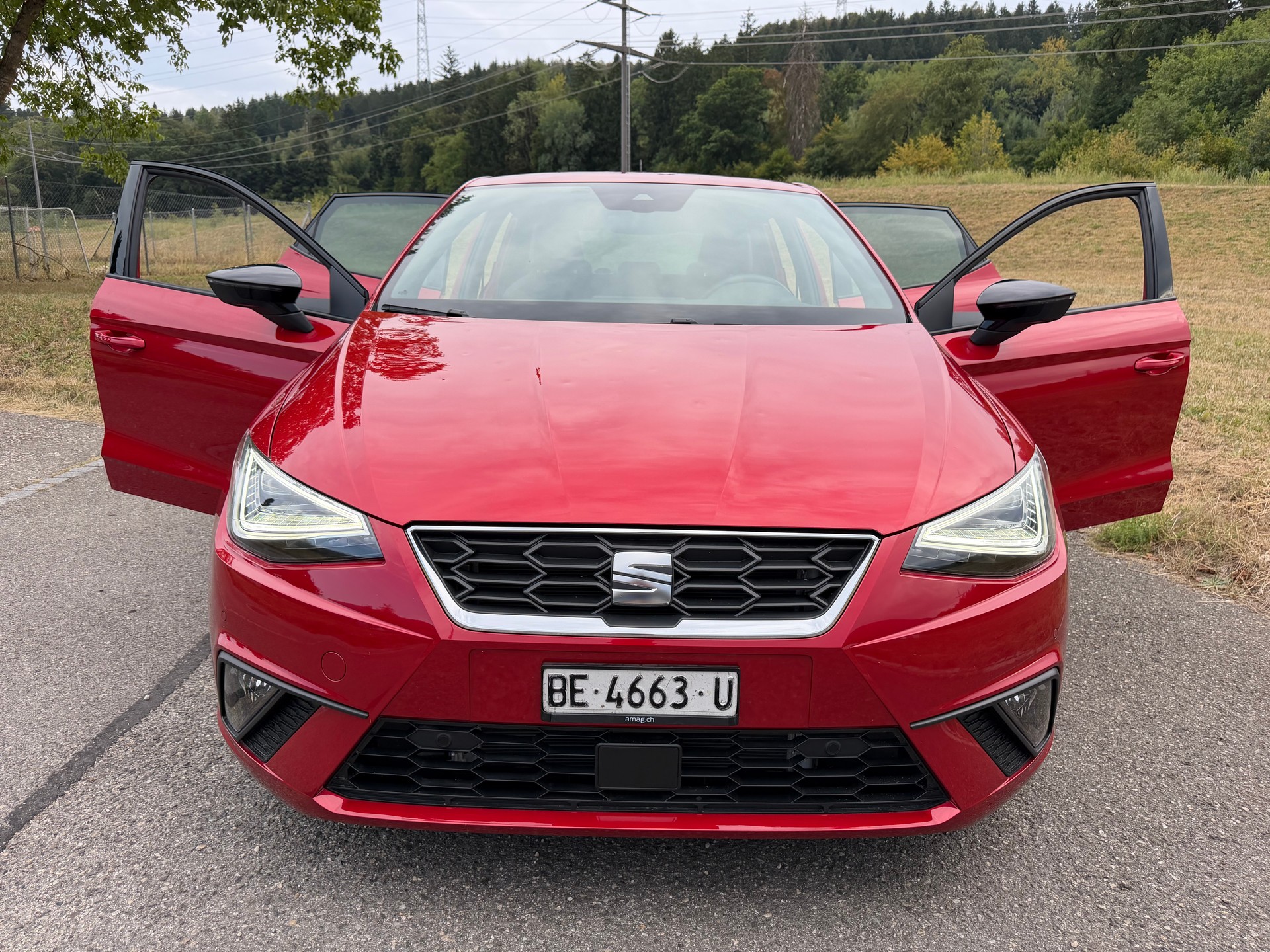 SEAT CH WAGEN !! IBIZA 1.5 "FR SPORT MIT 150 PS" TSI FR DSG-AUTOMAT. KM 5`700 KM. MIT HAGELSCHADEN !!-image-2