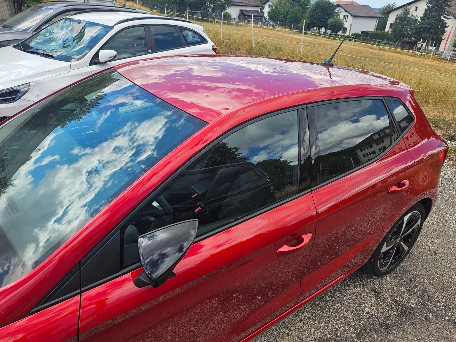 SEAT CH WAGEN !! IBIZA 1.5 "FR SPORT MIT 150 PS" TSI FR DSG-AUTOMAT. KM 5`700 KM. MIT HAGELSCHADEN !!-image-12