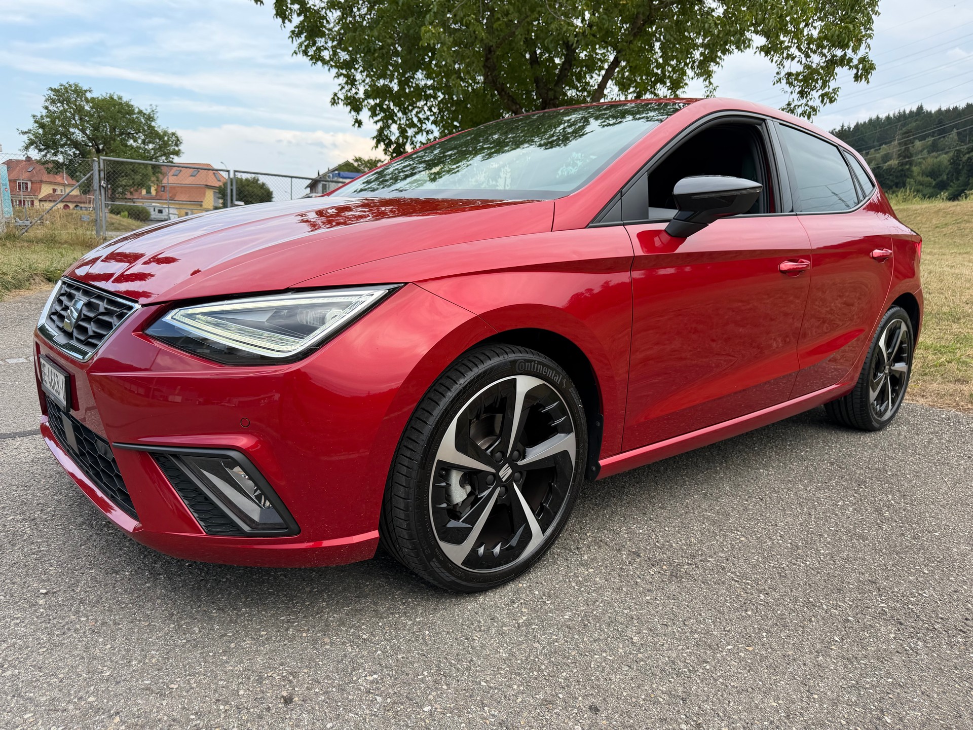 SEAT CH WAGEN !! IBIZA 1.5 "FR SPORT MIT 150 PS" TSI FR DSG-AUTOMAT. KM 5`700 KM. MIT HAGELSCHADEN !!-image-12