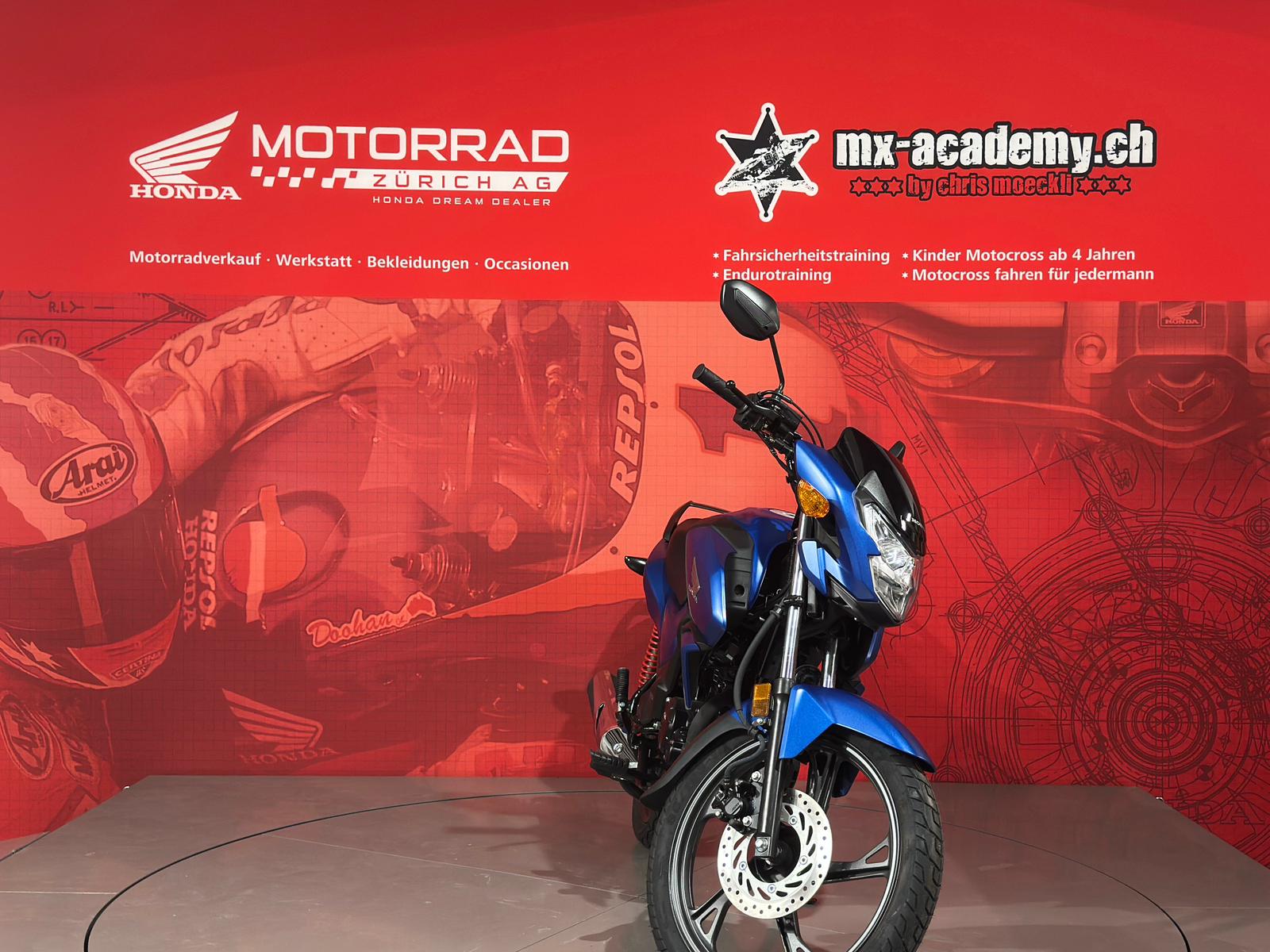 HONDA CBF 125 M**Matte Marvel Blue Metallic**DEMO-BIKE-image-6