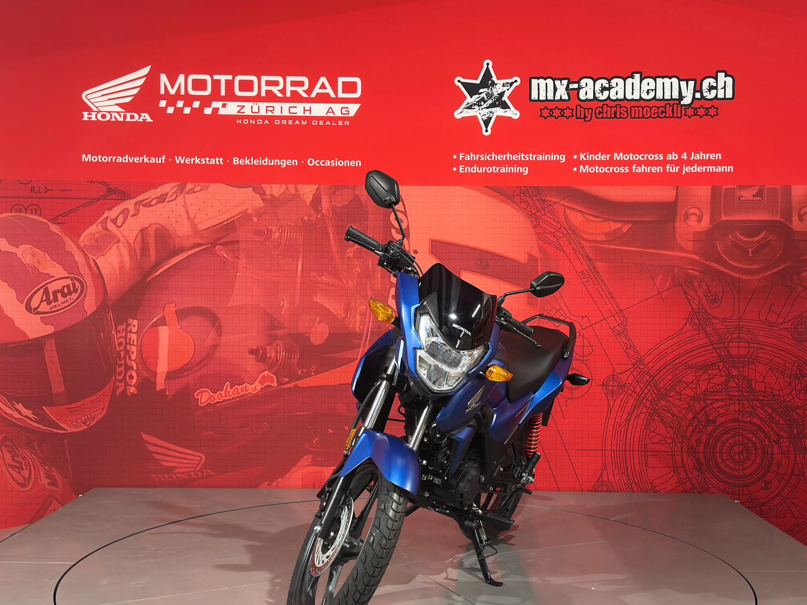 HONDA CBF 125 M**Matte Marvel Blue Metallic**DEMO-BIKE-image-4