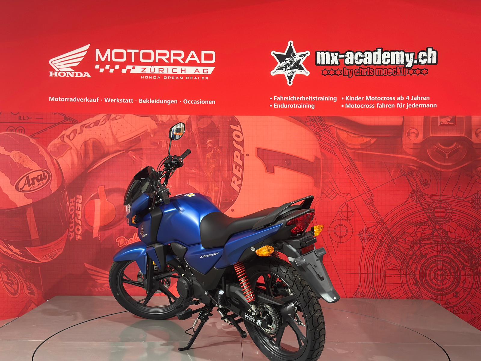 HONDA CBF 125 M**Matte Marvel Blue Metallic**DEMO-BIKE-image-7