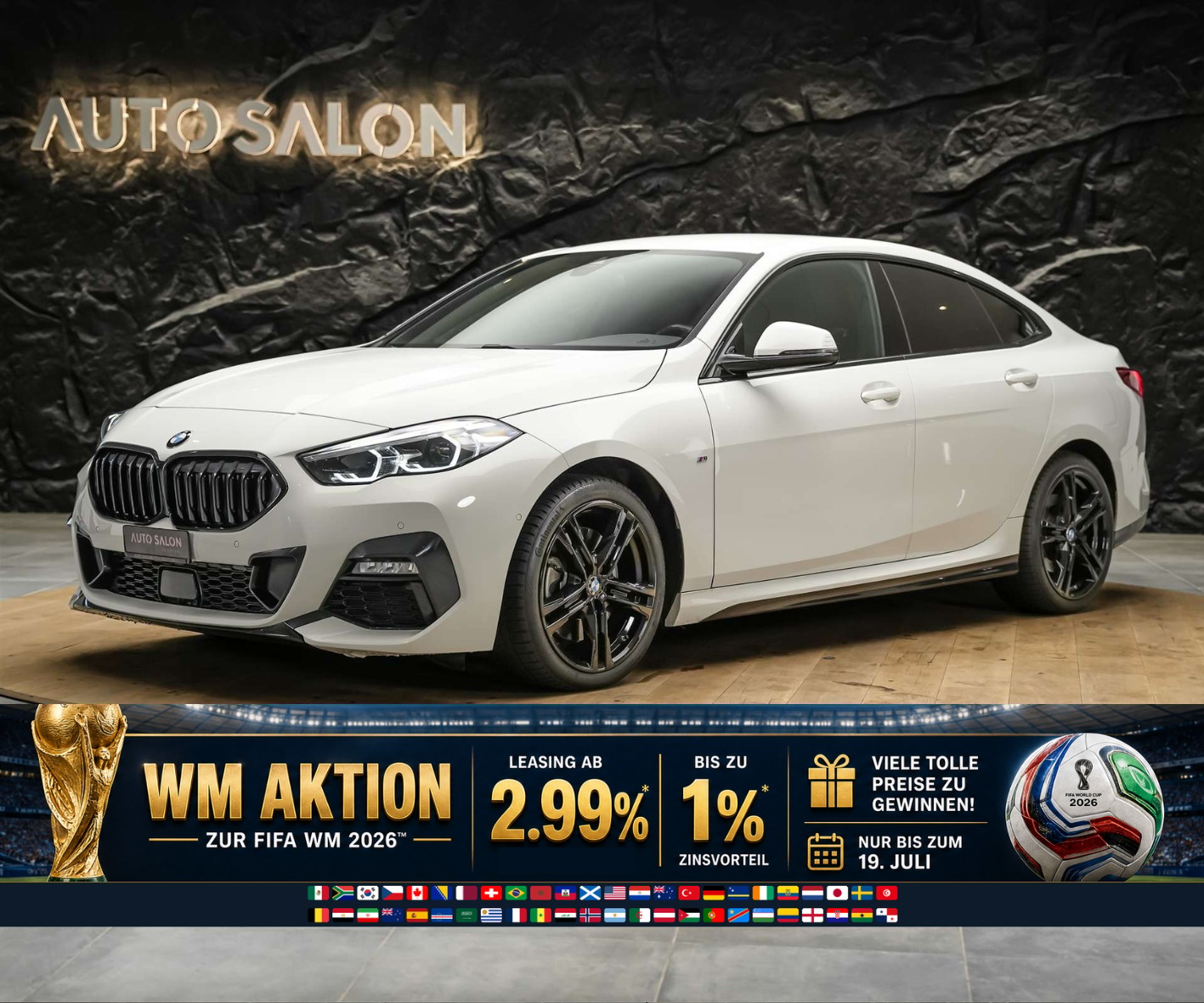 BMW 220d Gran Coupé xDrive M Sport Steptronic *CH-Auto*Leder Sitze*Sitzheizung*Rückfahrkamera*-image-0