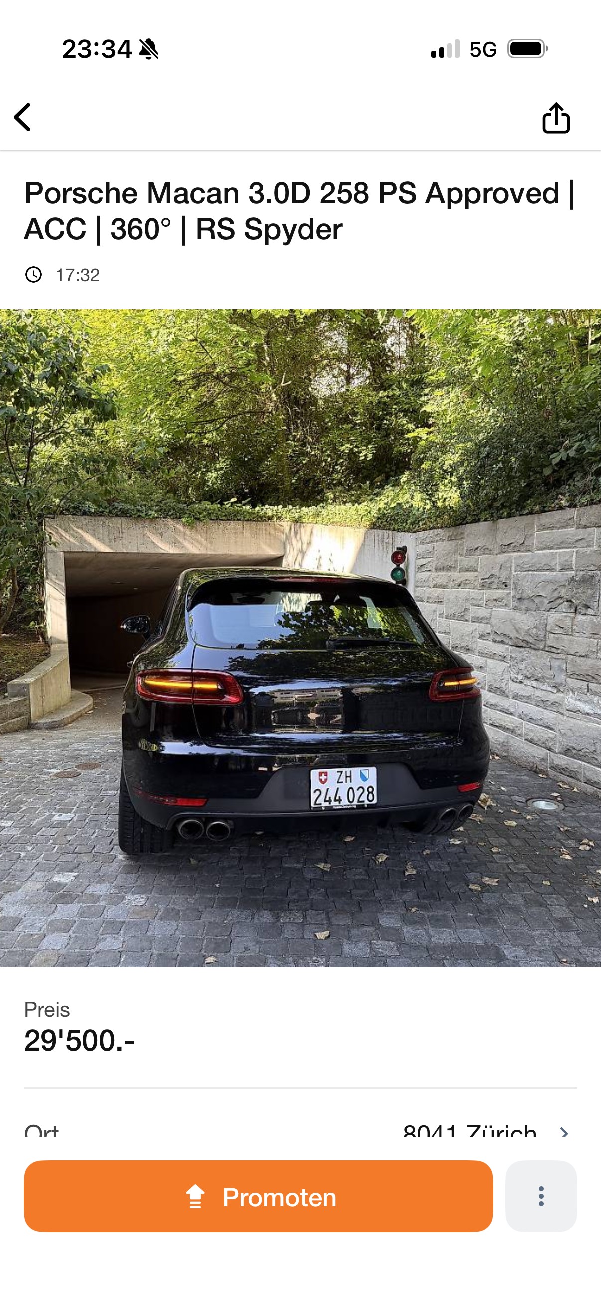 PORSCHE Porsche Macan S Diesel 3.0 V6 – Porsche Approved bis 09/2027-image-2