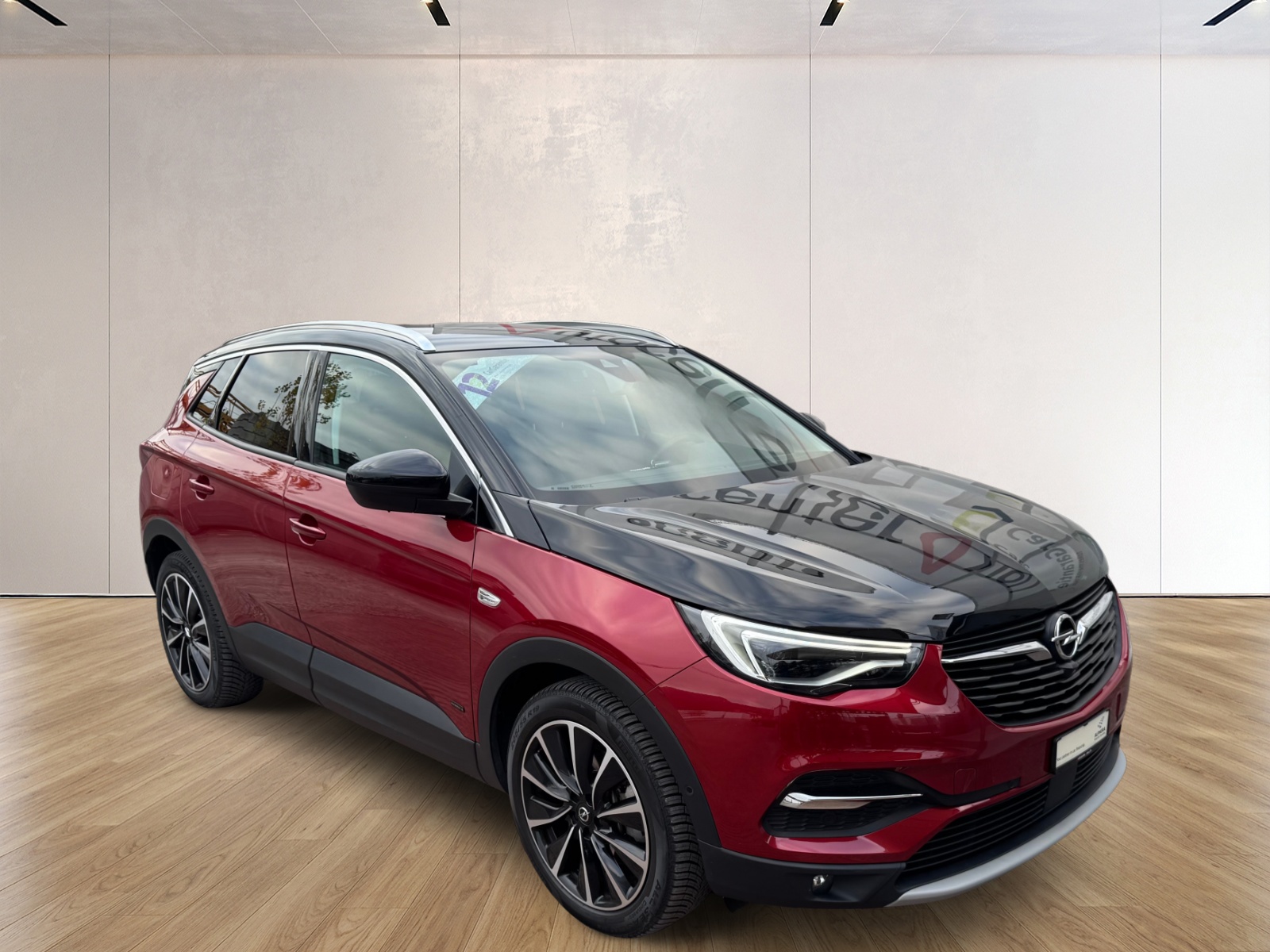 OPEL Grandland X 1.6 Hybrid4 Ultimate Automatik / Red Black Ruby-image-1