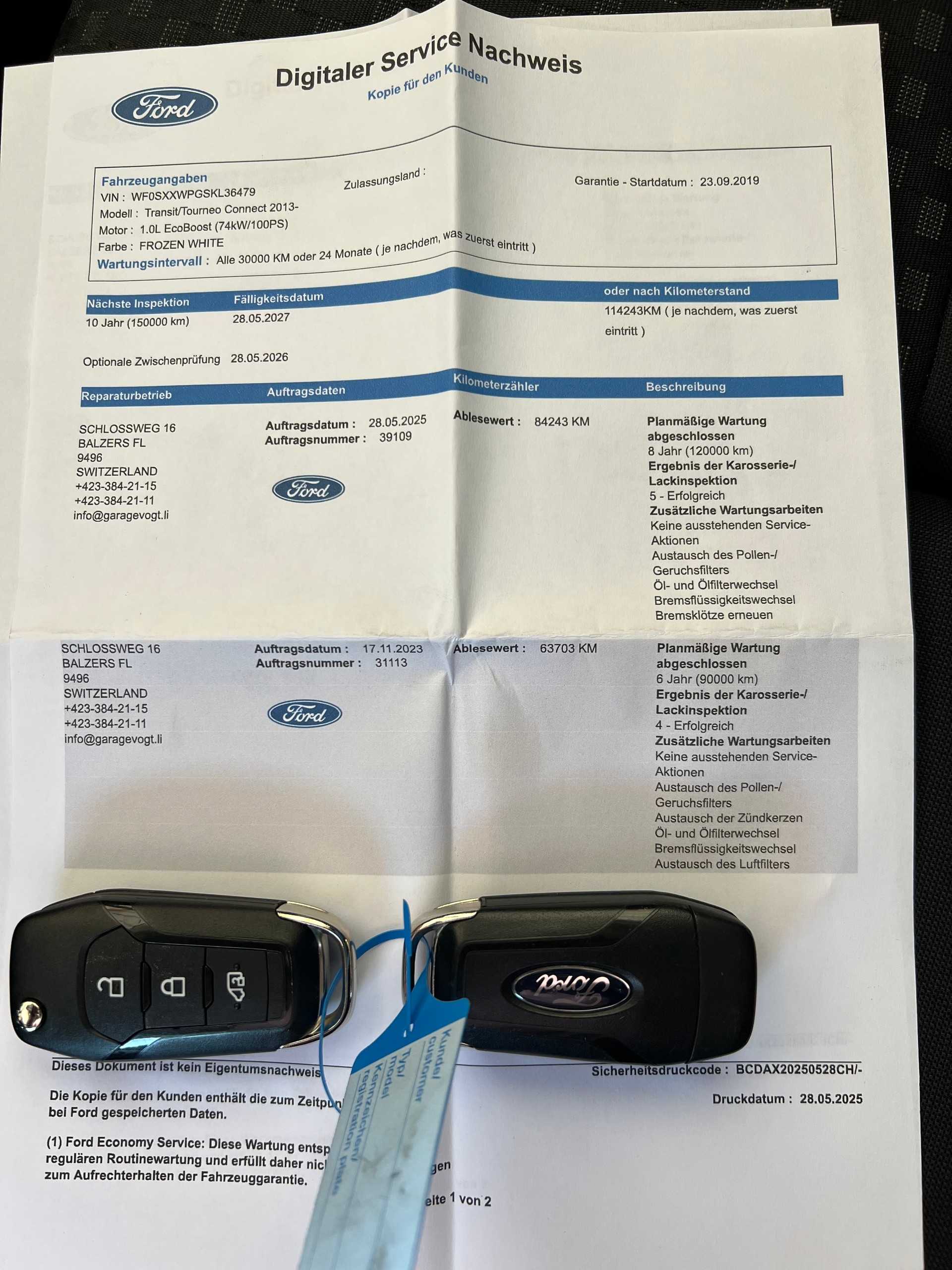 FORD Transit Connect Van T210 1.0 EcoBoost Trend (CHF 156.90/Monat)-image-15