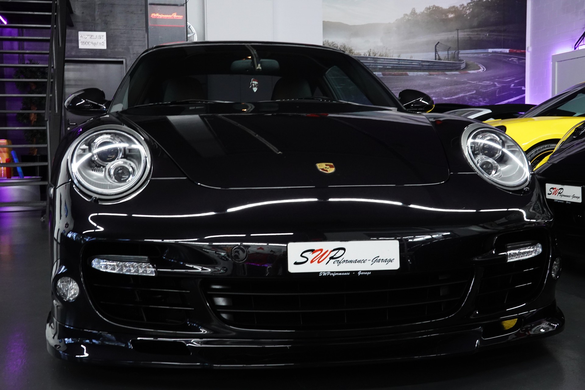 PORSCHE 911 TURBO S 997.2 PDK BLACK CH-FZ AKRAPOVIC KW-V3-image-18
